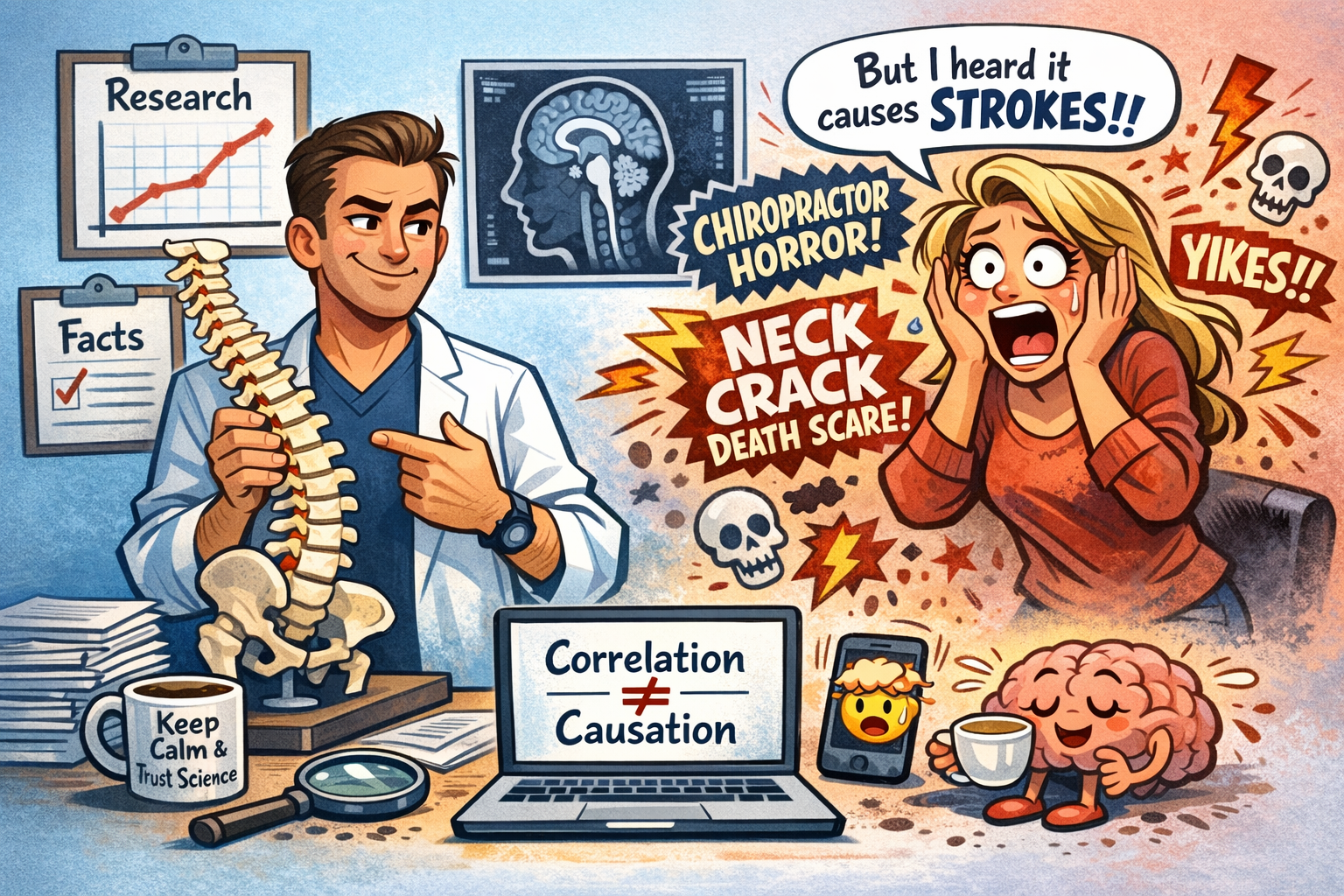 No, Chiropractic Adjustments Don’t Cause Strokes — But Misinformation Might Give Me One.