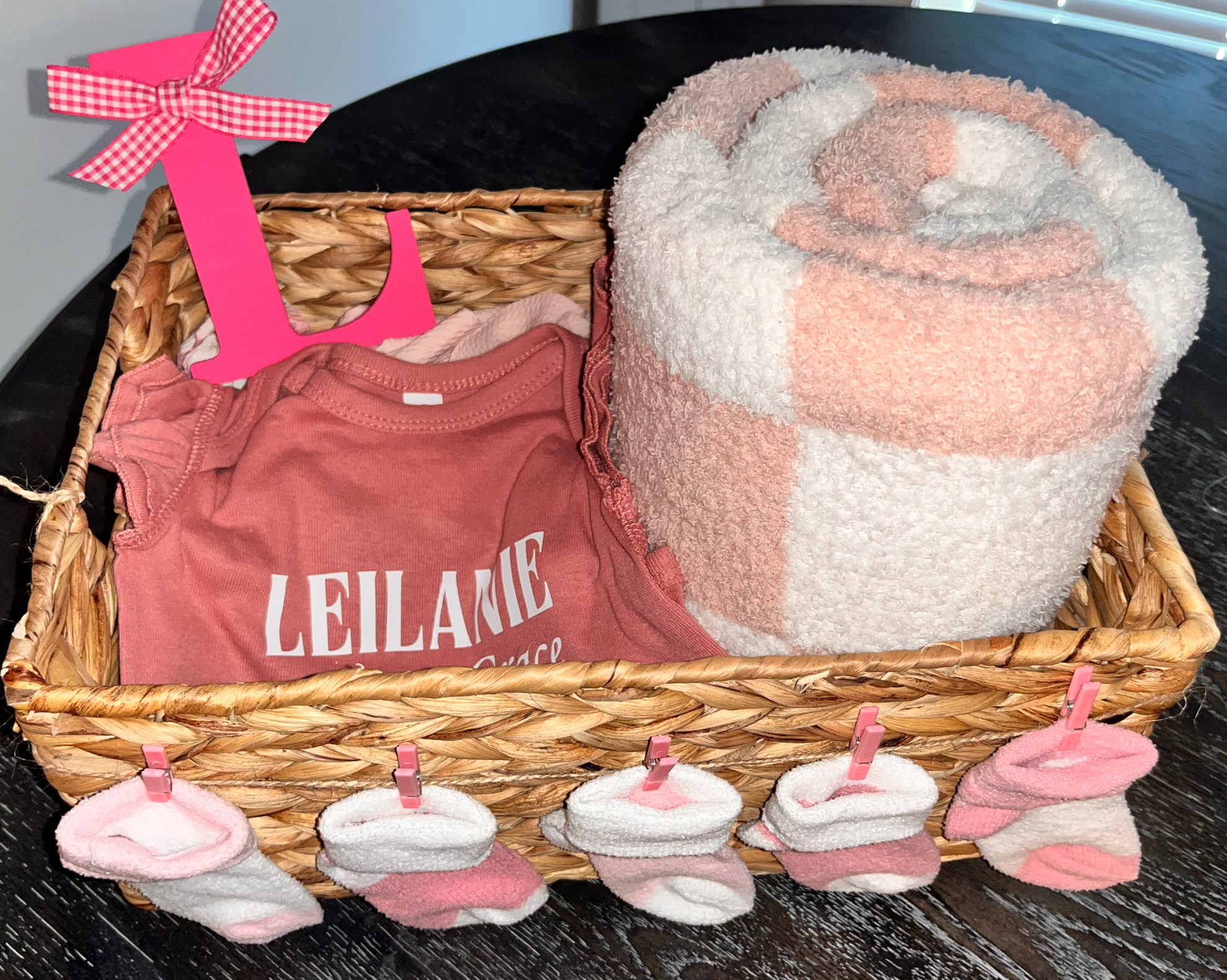 Custom Baby Shower Gift Basket