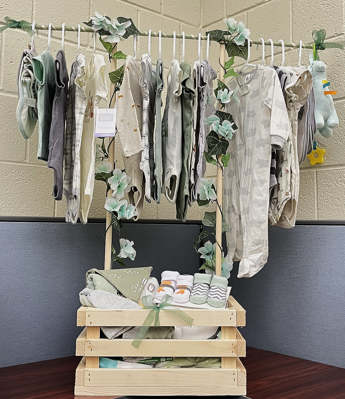 Custom Baby Shower Basket