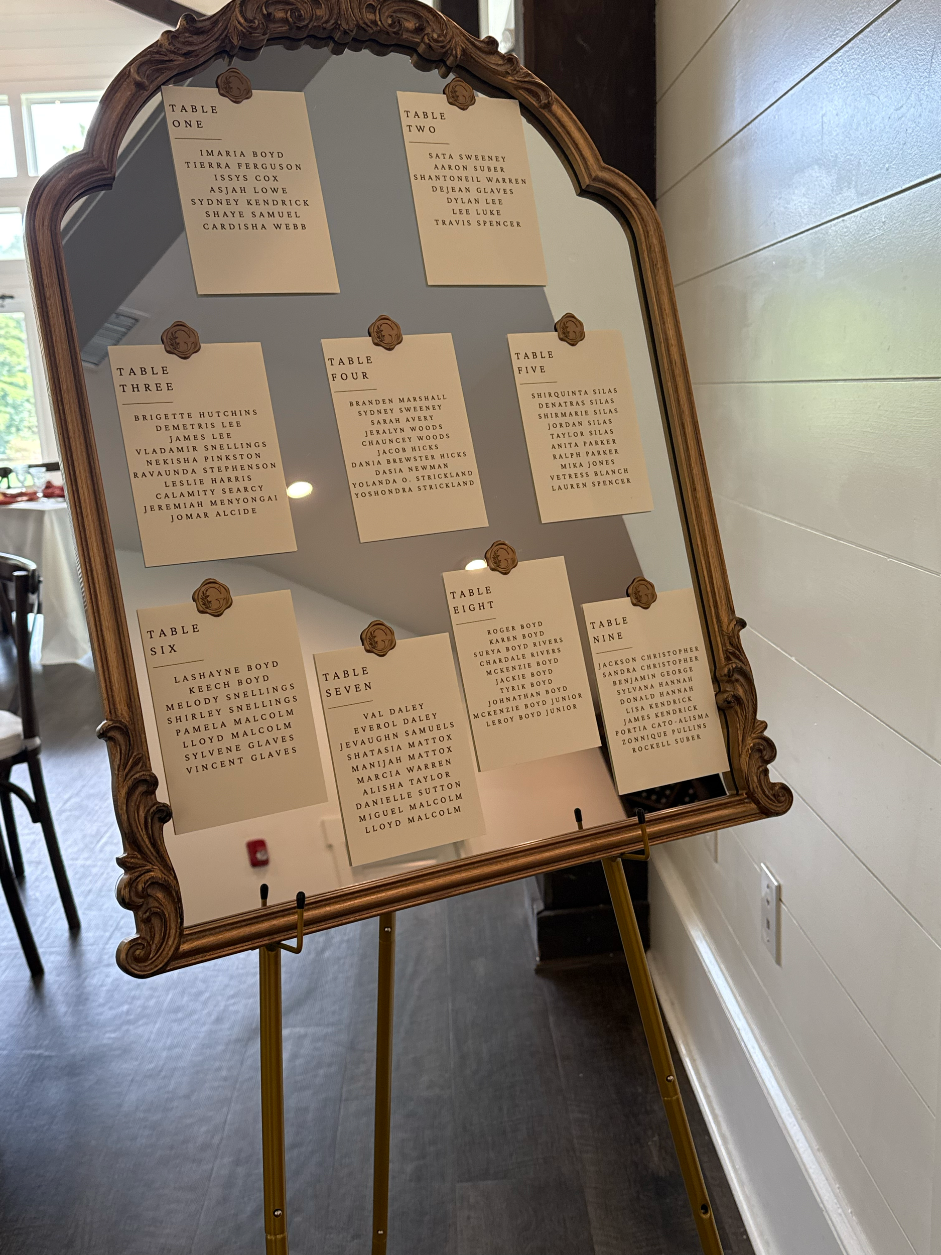 Custom Seating Chart