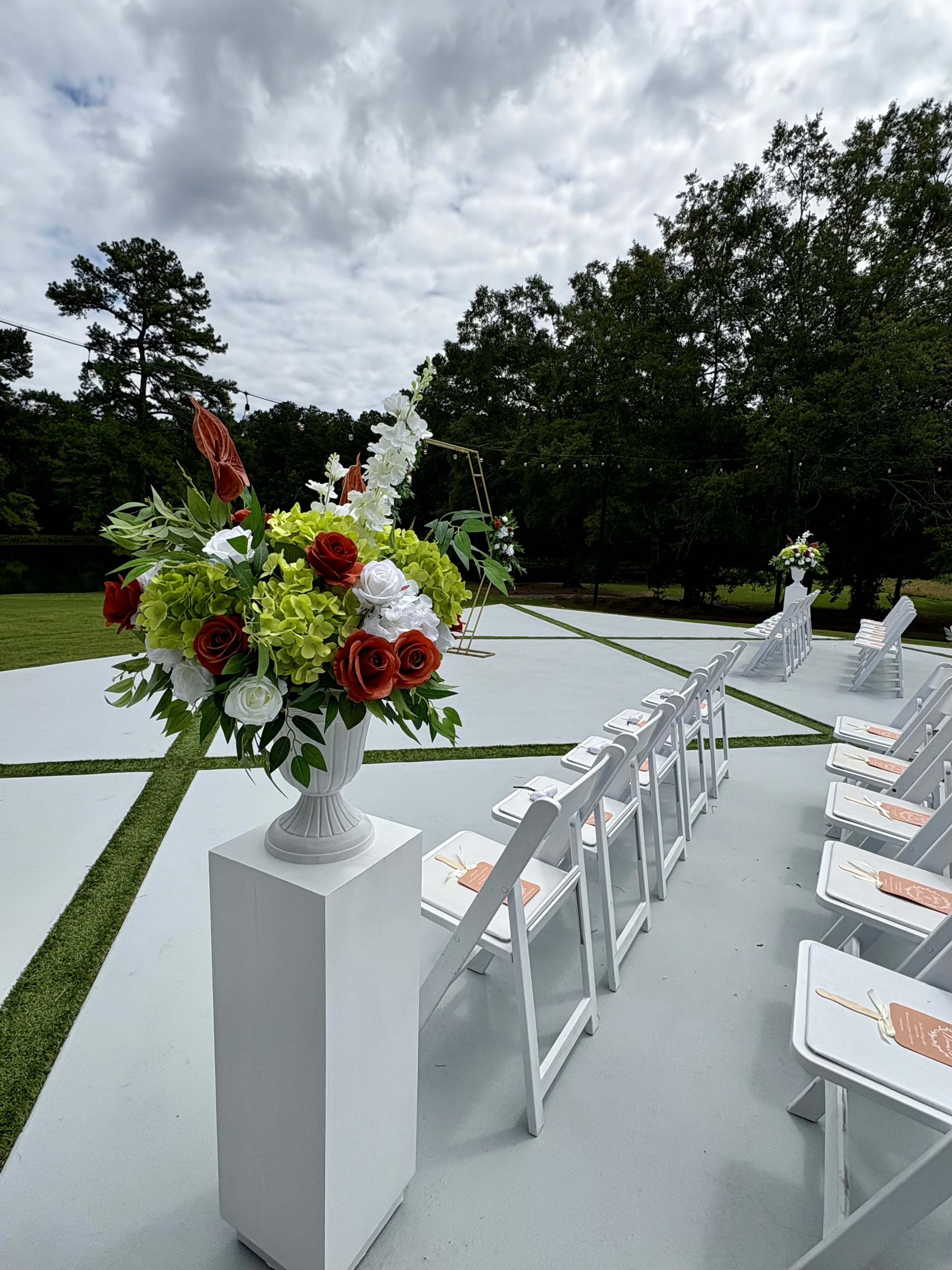 Floral Pedestal