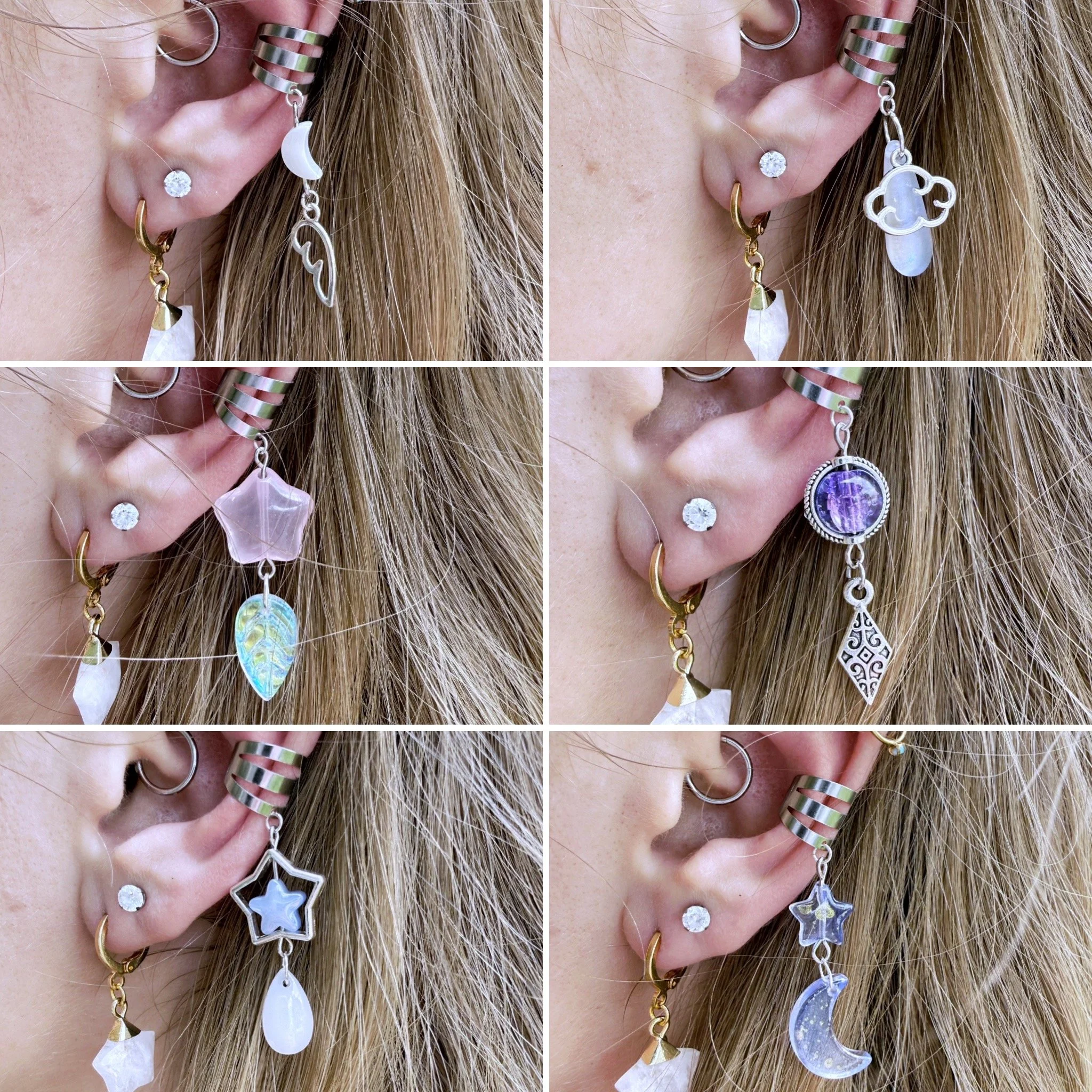 Star Dust - Ear Cuffs