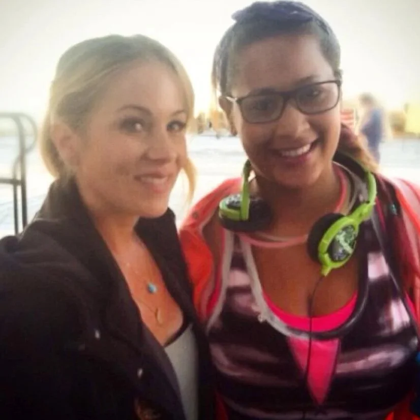 LaidEe P and Christina Applegate