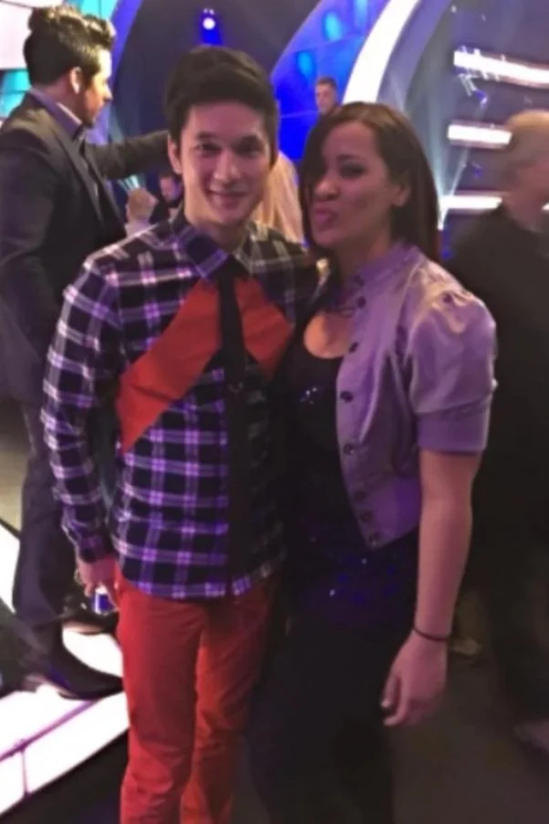 LaidEe P and Harry Shum Jr.