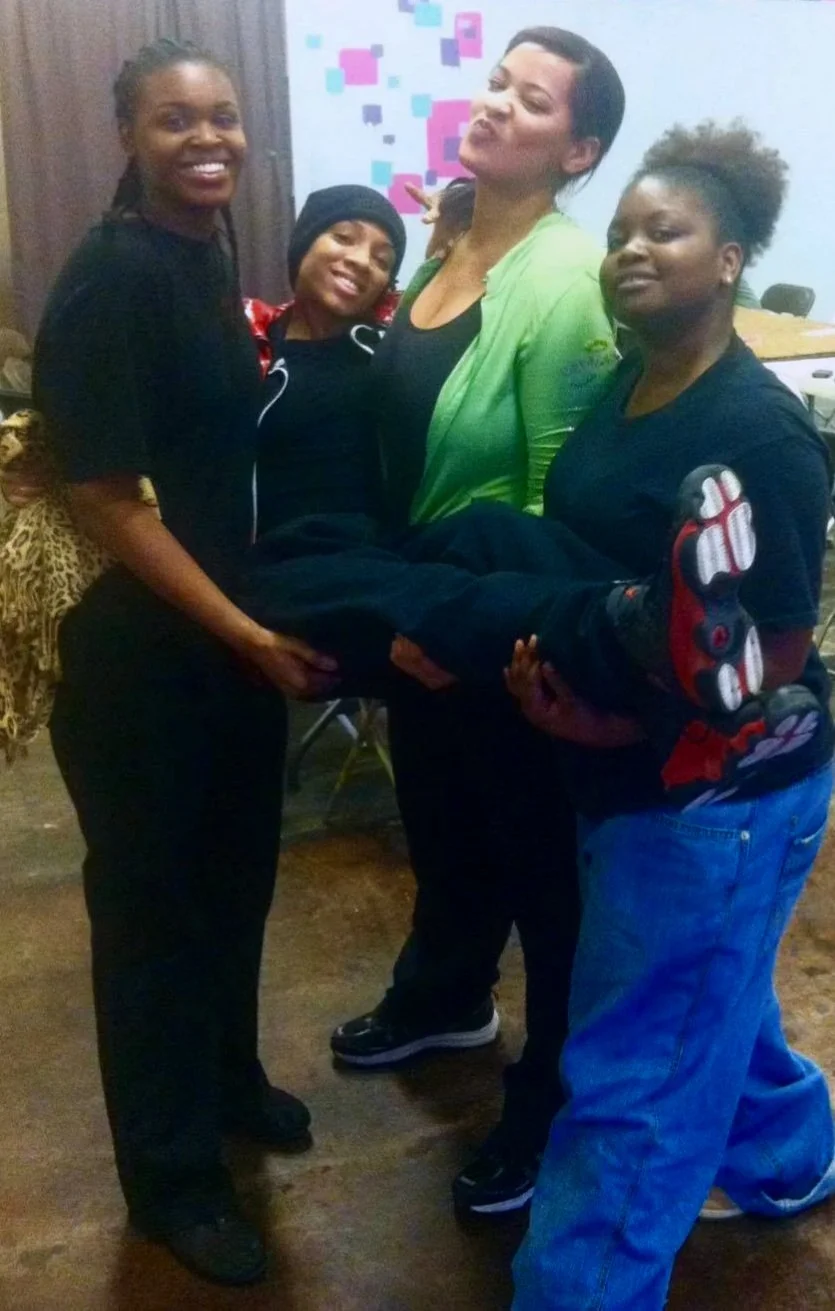 LaidEe P, Lil Mama, J Baker and castmate