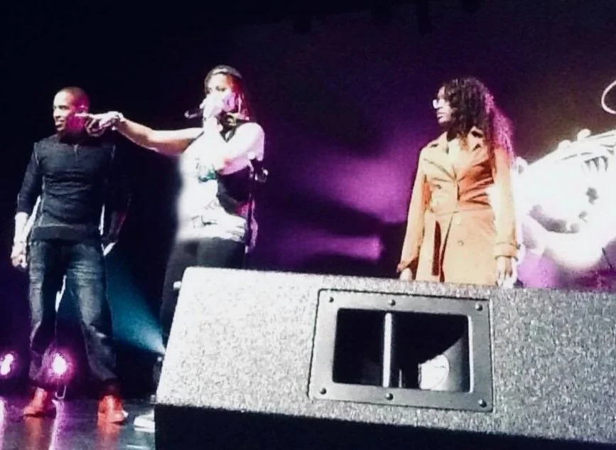 LaidEe P, Brad James and Snow