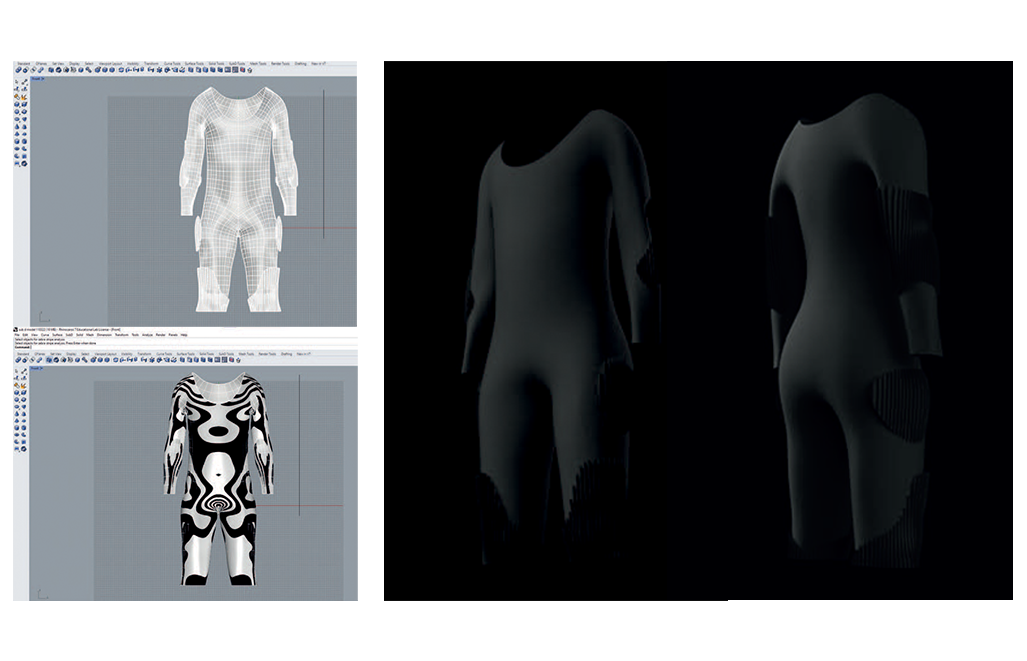 a cycling skin suit designed for HEXR