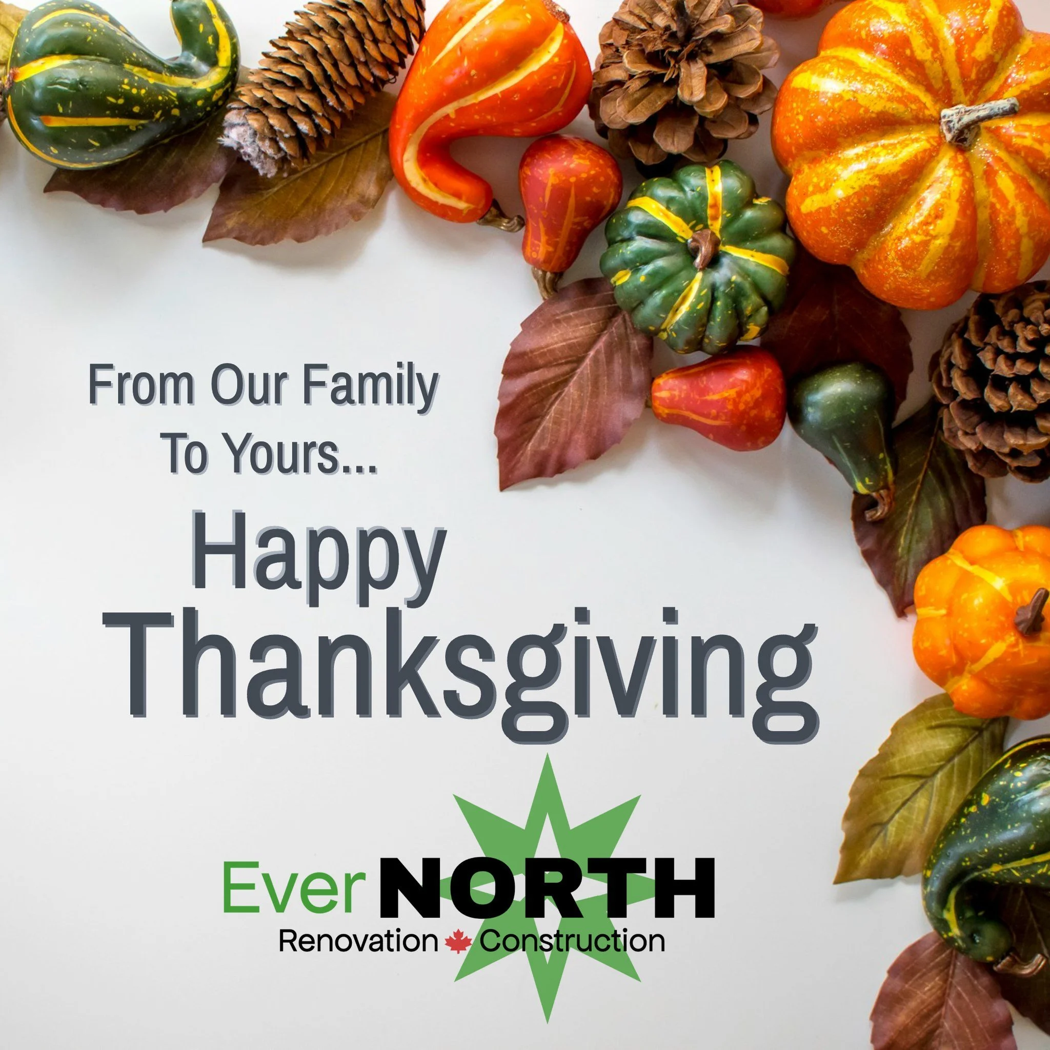 From our family to yours Happy Thanksgiving weekend! 🦃 Our office will be closed on Monday October 13th! Have a safe and restful weekend! #localcontractors #localcontractor #basementreno #basementrenos #basementrenovation #basementrenovations #basem