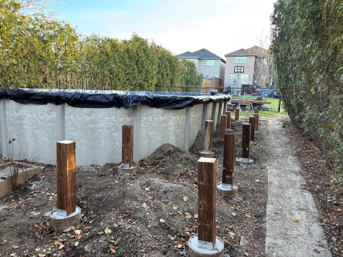 Swipe to see 3 days progress on our newest deck build! Our crews can complete your project quickly and to the highest standard! Schedule your free design consultation today for spring 2026! #deckbuilder #georgetown #deckbuildernearme #haltonhills #lo