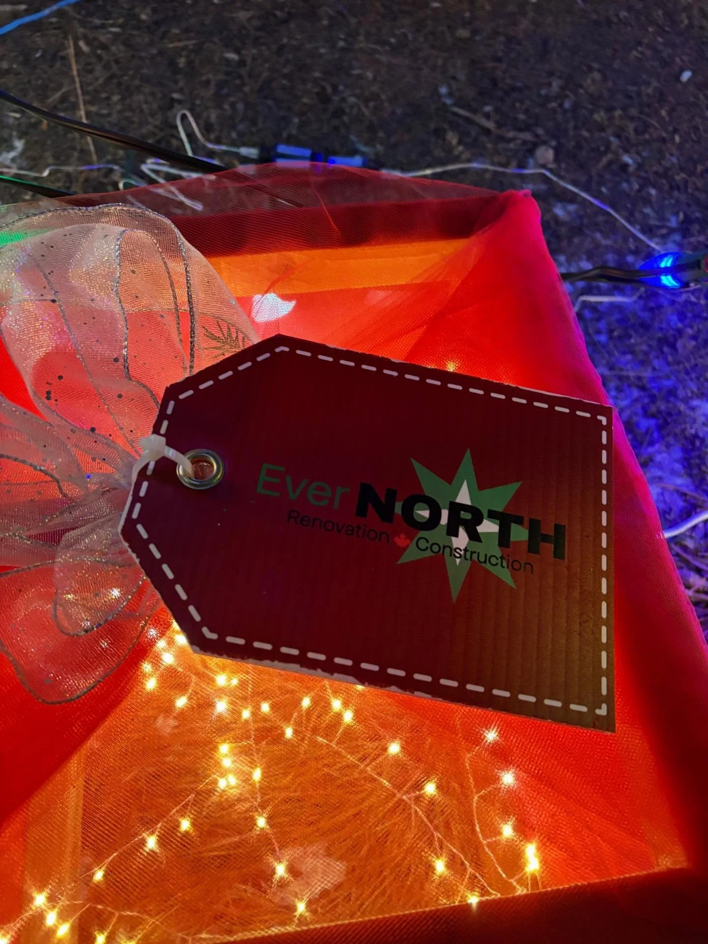 EverNorth Renovation &amp; Construction is proud to have sponsored this years @lightupthehills display in Georgetown. Our Owner Wade Murray has been volunteering with this organization for 10 seasons as of this year! Checkout the new wooden candy can