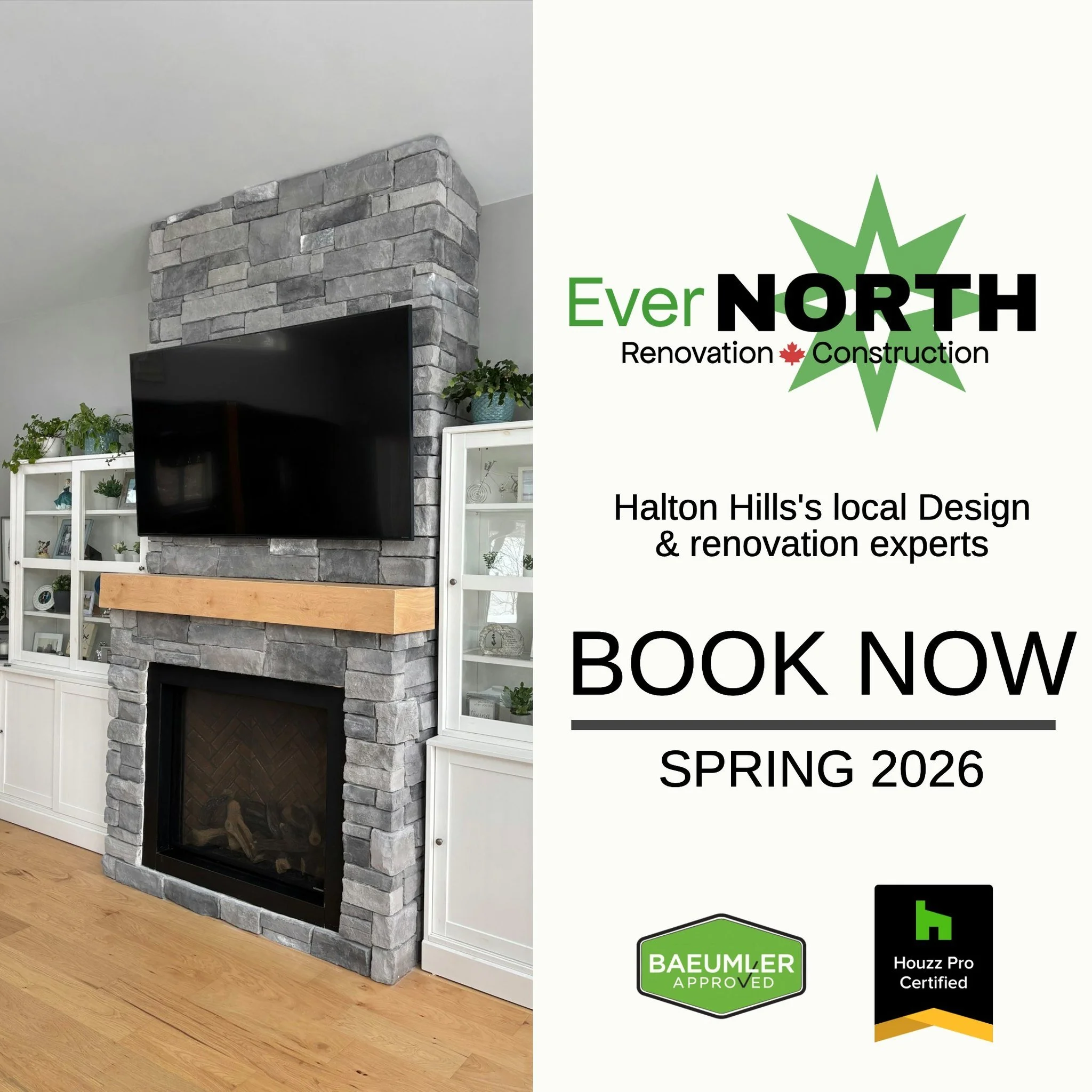 Do you have a construction or renovation project you are looking to complete this spring? Our team at EverNorth Renovation &amp; Construction is here to help! 

Here is a short list of our services 
✅ Decks &amp; Fences 
✅ Pergolas/Sheds/Pool Houses 