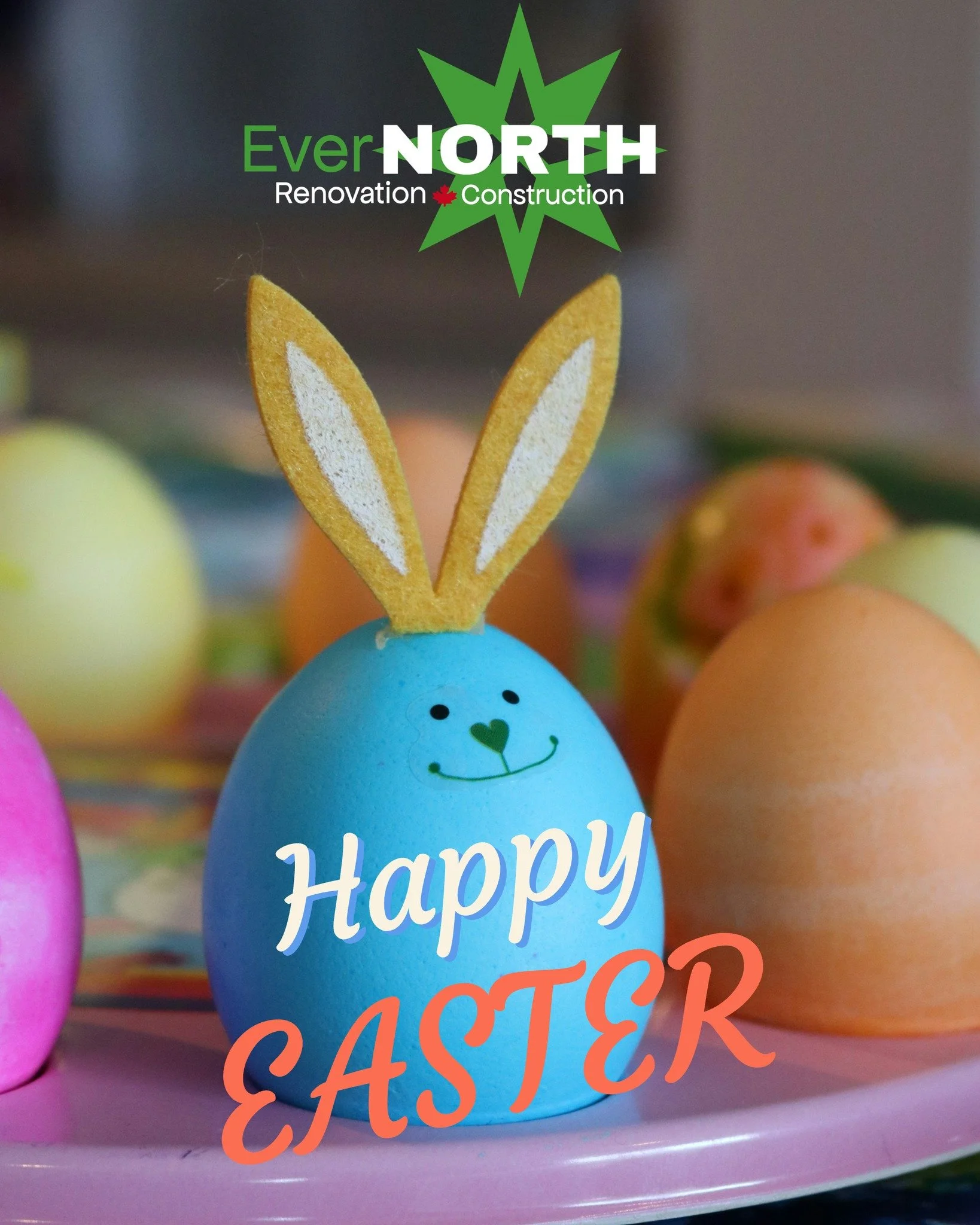From our family to yours EverNorth Renovation &amp; Construction Would like to wish you all a happy and safe Easter Weekend! 

 #baeumlerapprovedcontractors #localcontractors #localcontractor #basementreno #basementrenos #basementrenovation #basement