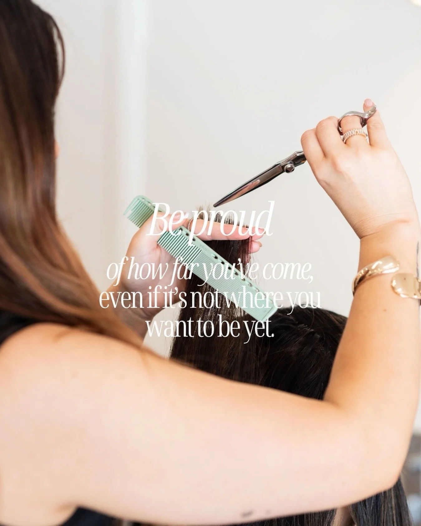 A little reminder for anyone who needs it today 🤍

Growth doesn&rsquo;t happen overnight, in life or in hair. Every appointment, every trim, every step forward is part of the process

Be proud of how far you&rsquo;ve come, even if you&rsquo;re not q