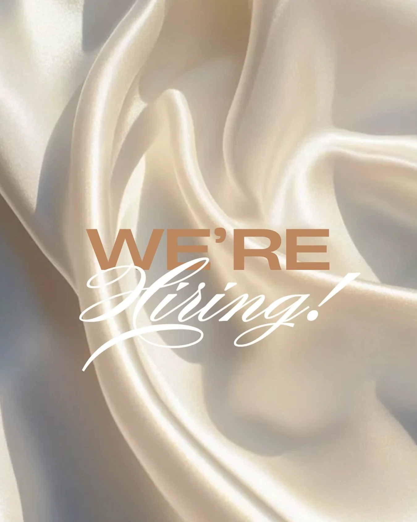 WE&rsquo;RE HIRING 🤍

We&rsquo;re on the lookout for passionate, experienced stylists to join our growing team at Studio 6 Hair Boutique.

✨ Senior Stylist
Part-time / Casual

✨ Salon Manager
Part-time with the opportunity to grow into a full-time l