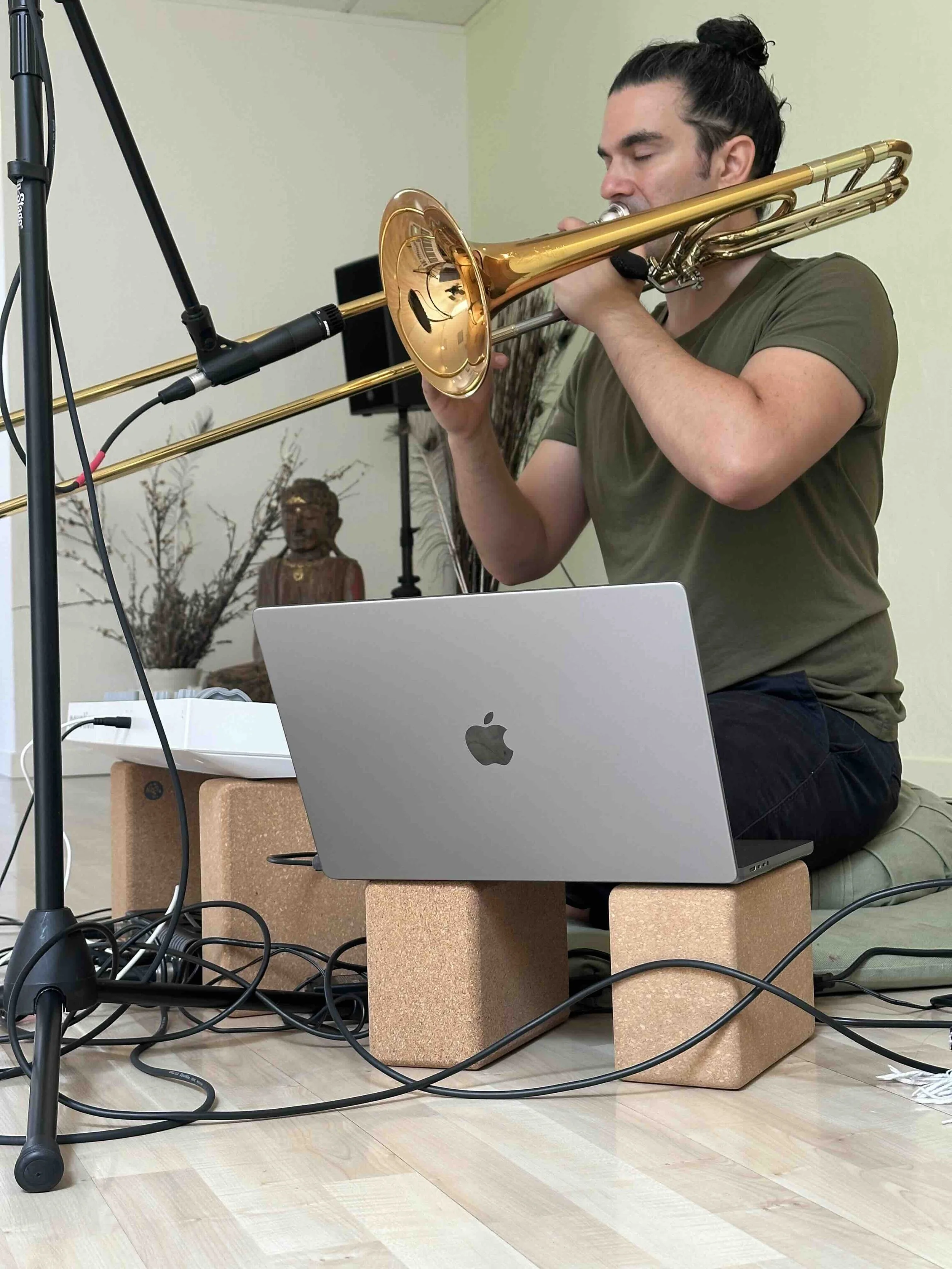 Live performance trombone