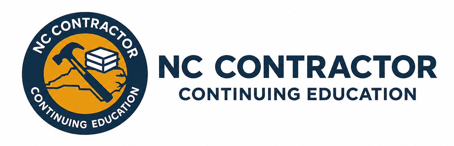 NC Contractor Continuing Education