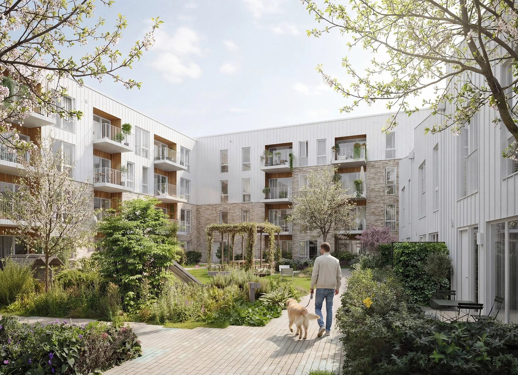 Coop Byen Copenhagen residential 3D rendering - contextual development visualization for investor presentations and faster tenant acquisition by nor3d | Coop Byen København bolig 3D rendering kontekstuel udviklingsvisualisering til investorpræsentati