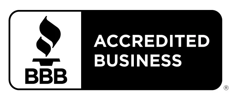 BBB Accredited Business seal representing trust and ethical business practices.