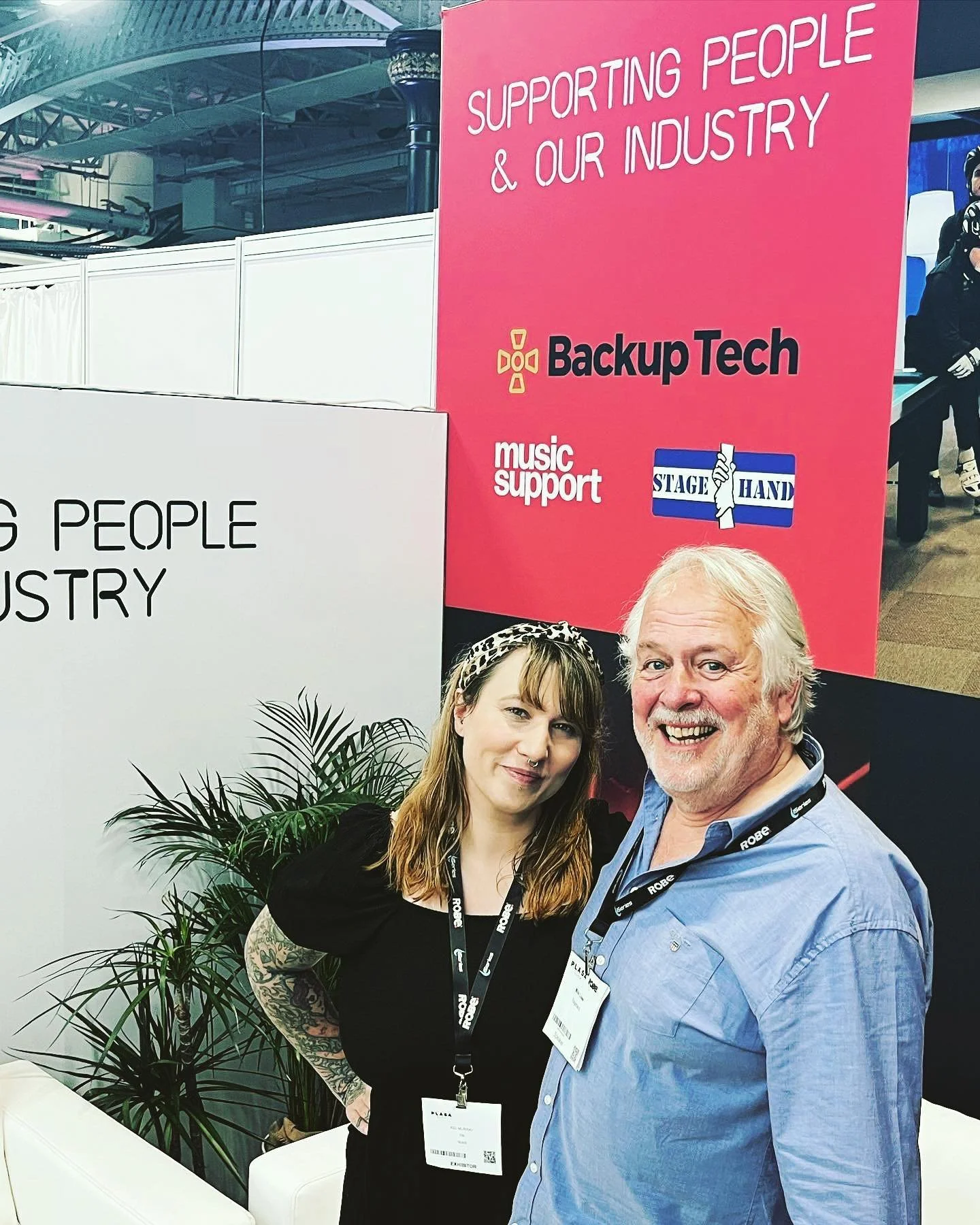 Thank you @plasaonline ! 

Chair Mike Lowe &amp; Trustee Kel Murray were at the show this year, raising awareness for funding &amp; services available through Stagehand.