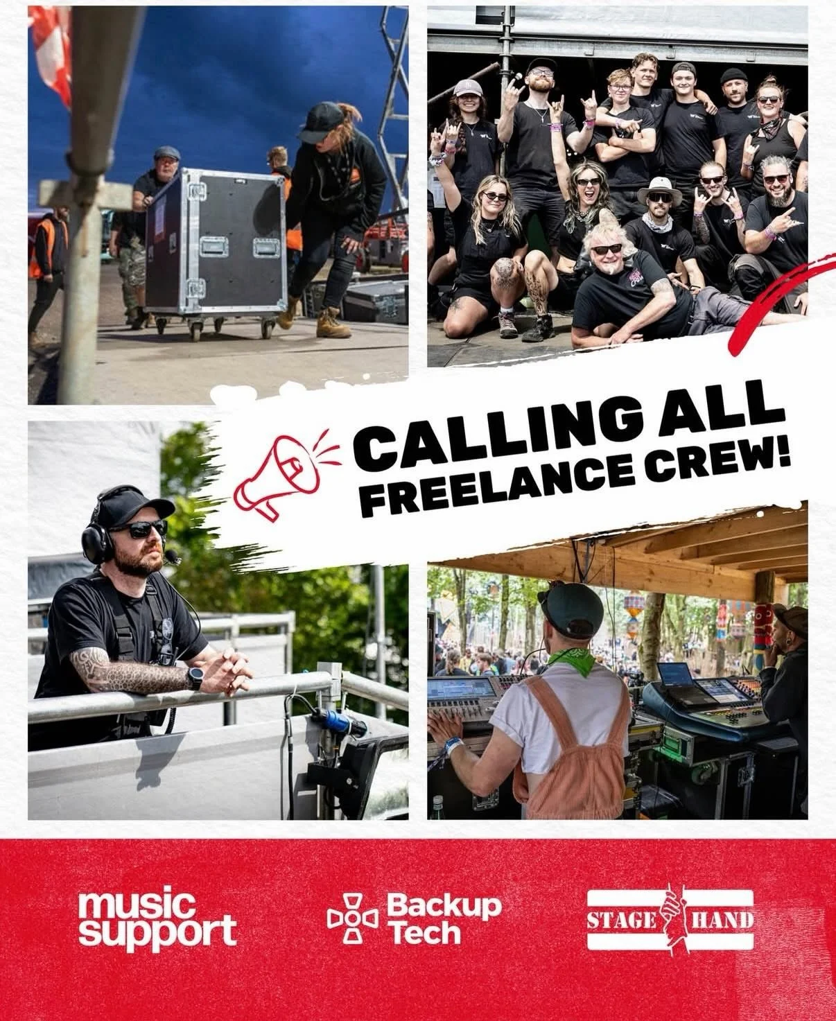 Become a Mental Health first aider for FREE with @musicsupport_uk @backuptechuk. 

Arm yourself with the tools to spot the signs and symptoms of mental ill-health and provide help on a first aid basis thanks to Music Supports range of courses, delive