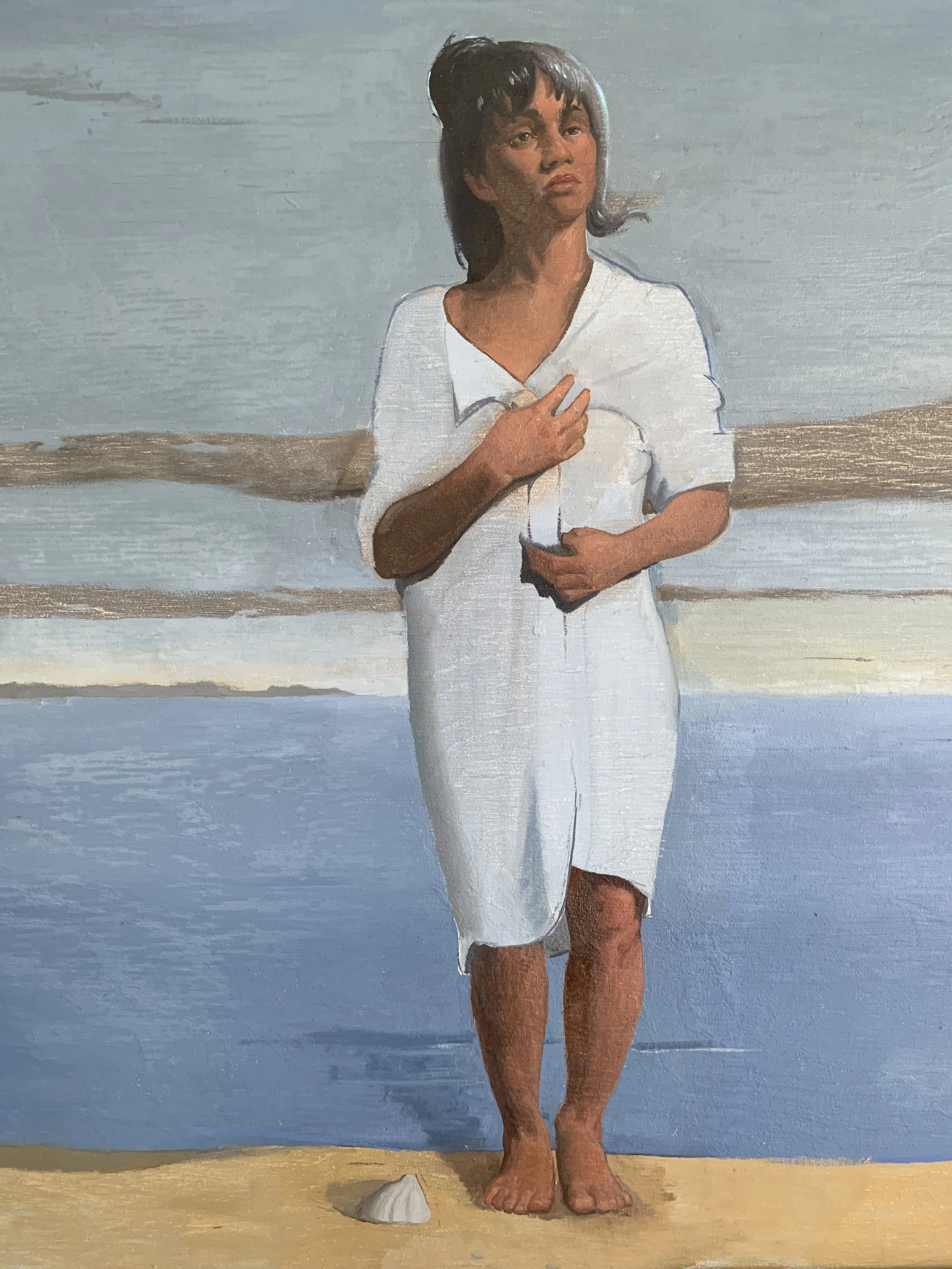 Afruditeh, 2026. Oil on Wood - XXxYYcm