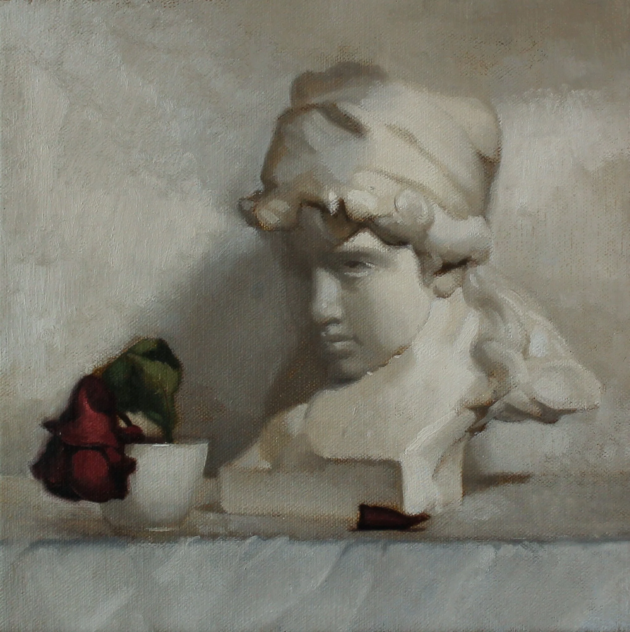 Black:Ish, 2024. Oil on canvas - 35x35cm