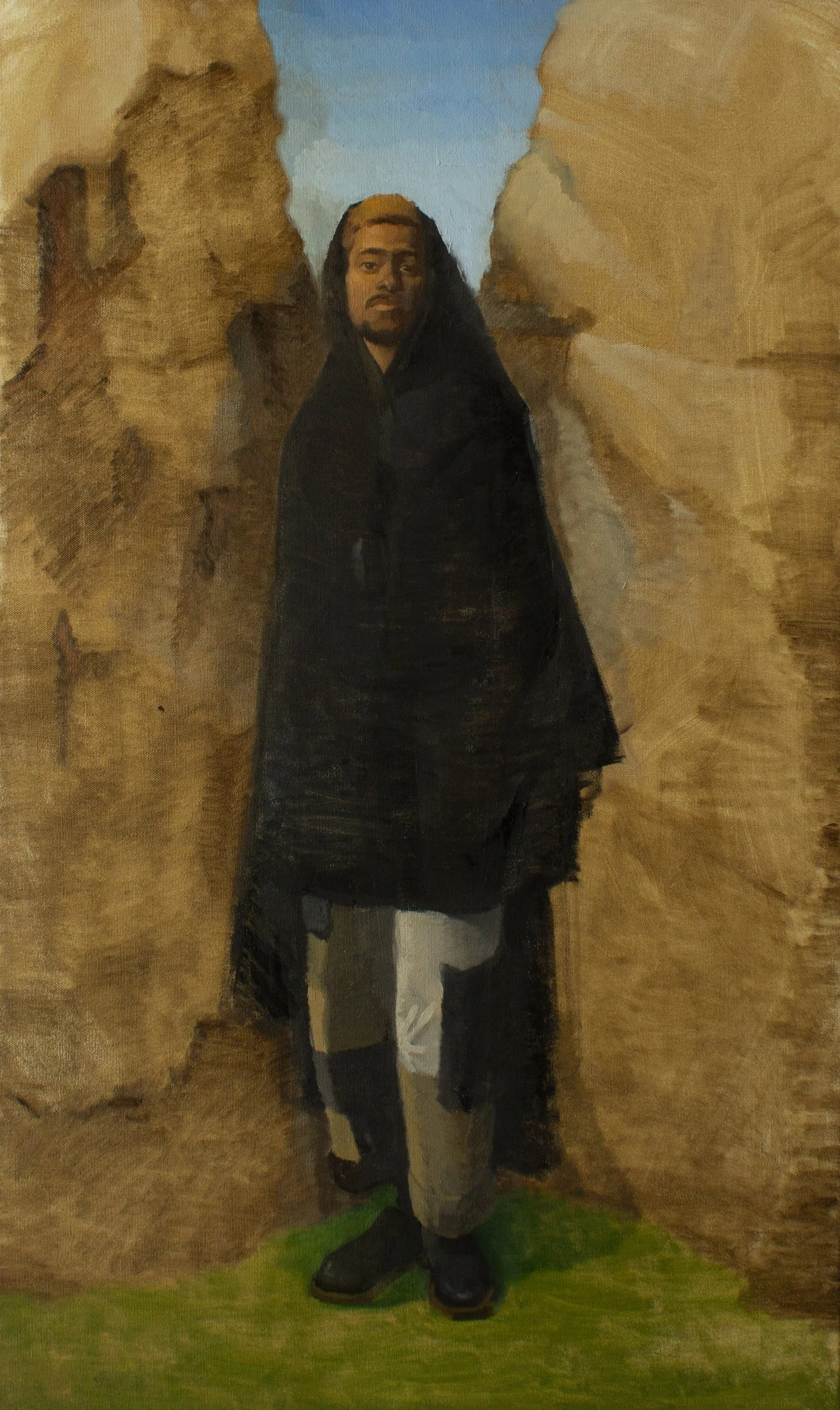 Blick ins Endliche, 2025. Oil on Canvas - 140x80cm 