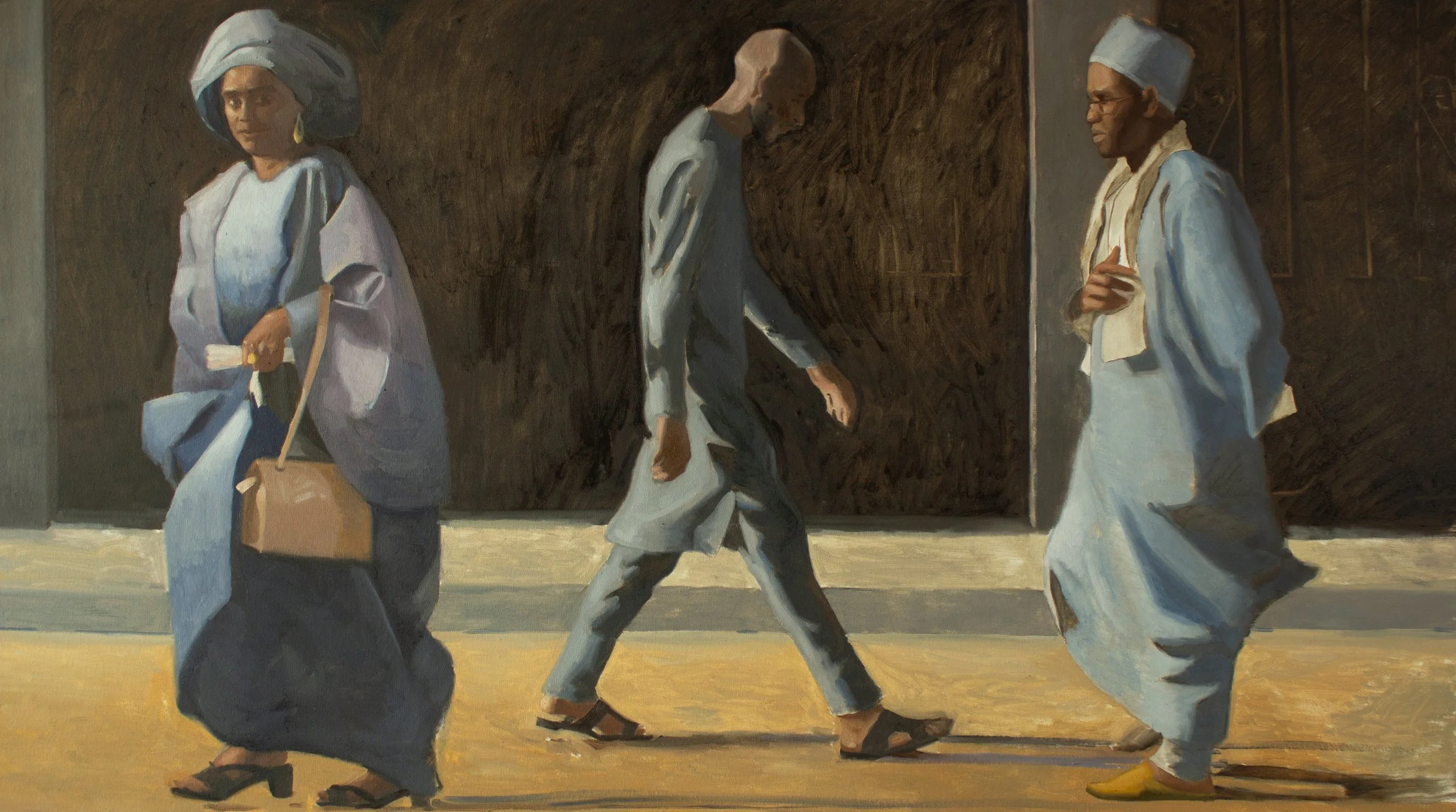 Synkope II, 2024. Oil on canvas - 80x140cm