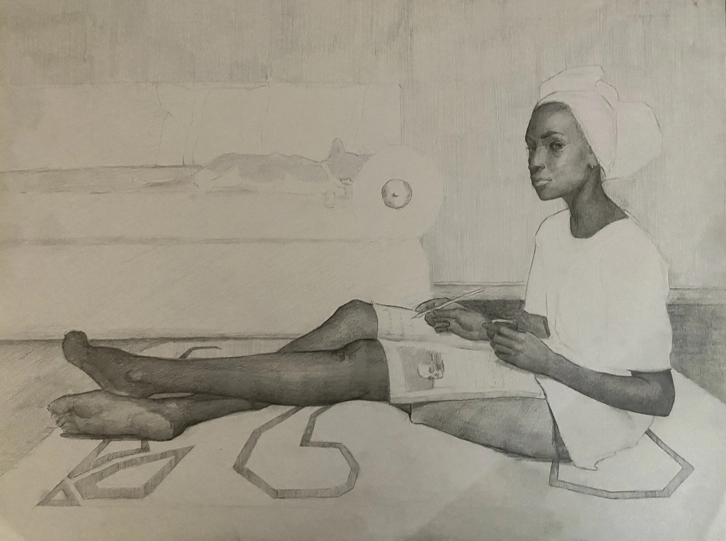 Asidi, 2021. Oil on canvas - 25x35cm