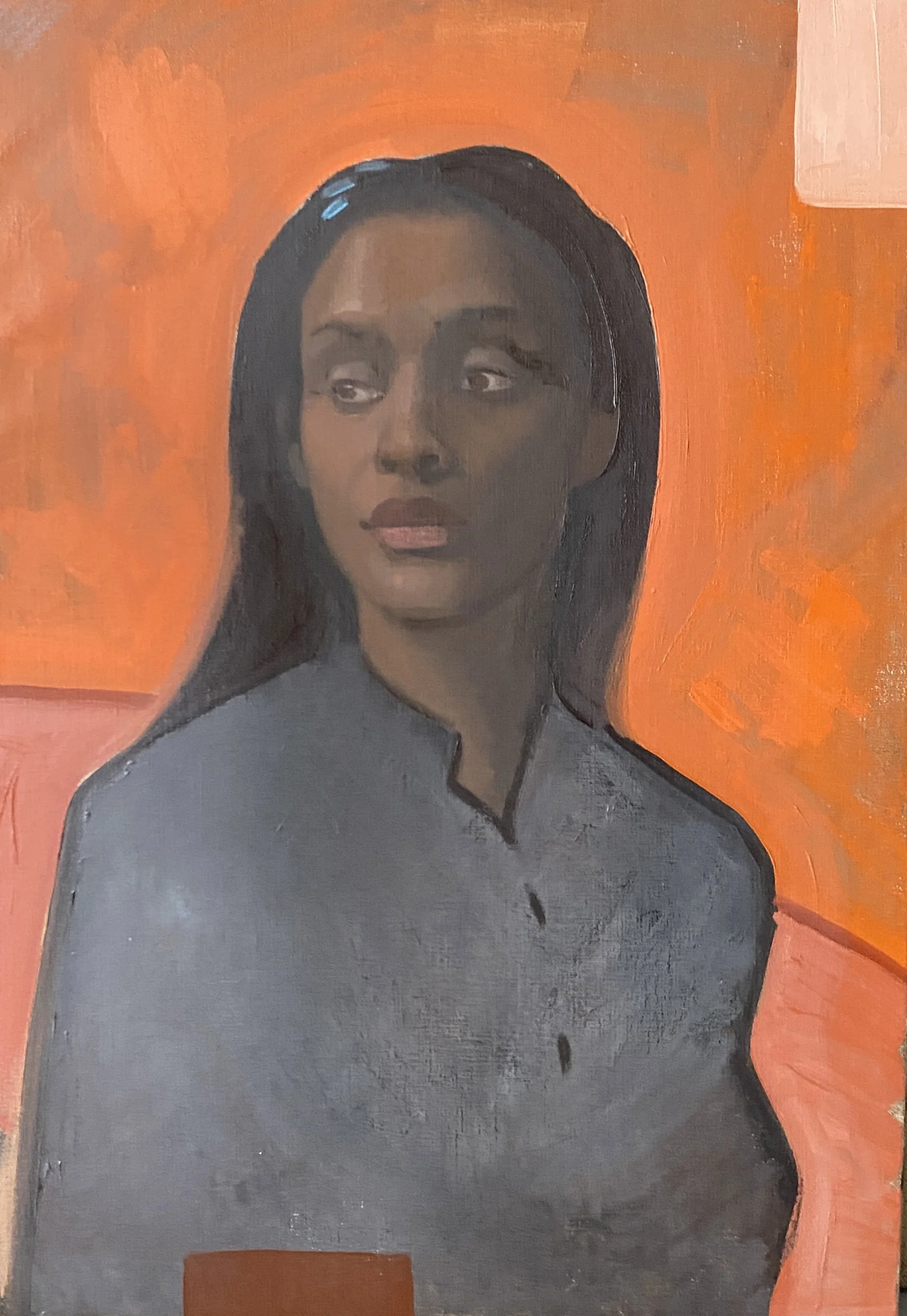Orange, 2025. Oil on canvas - 65x50cm 