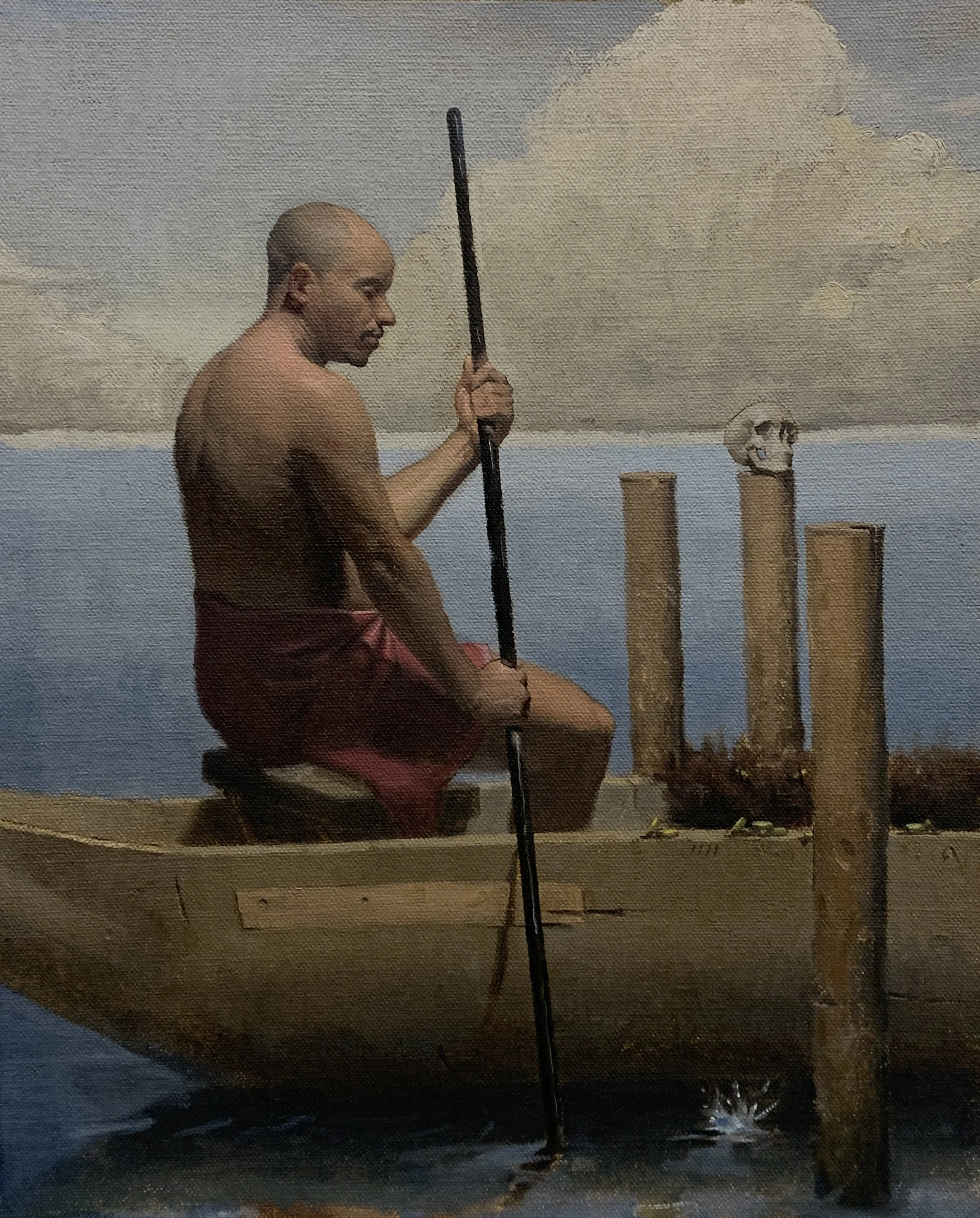 Charon II, 2025. Oil on Canvas - 51x41cm 