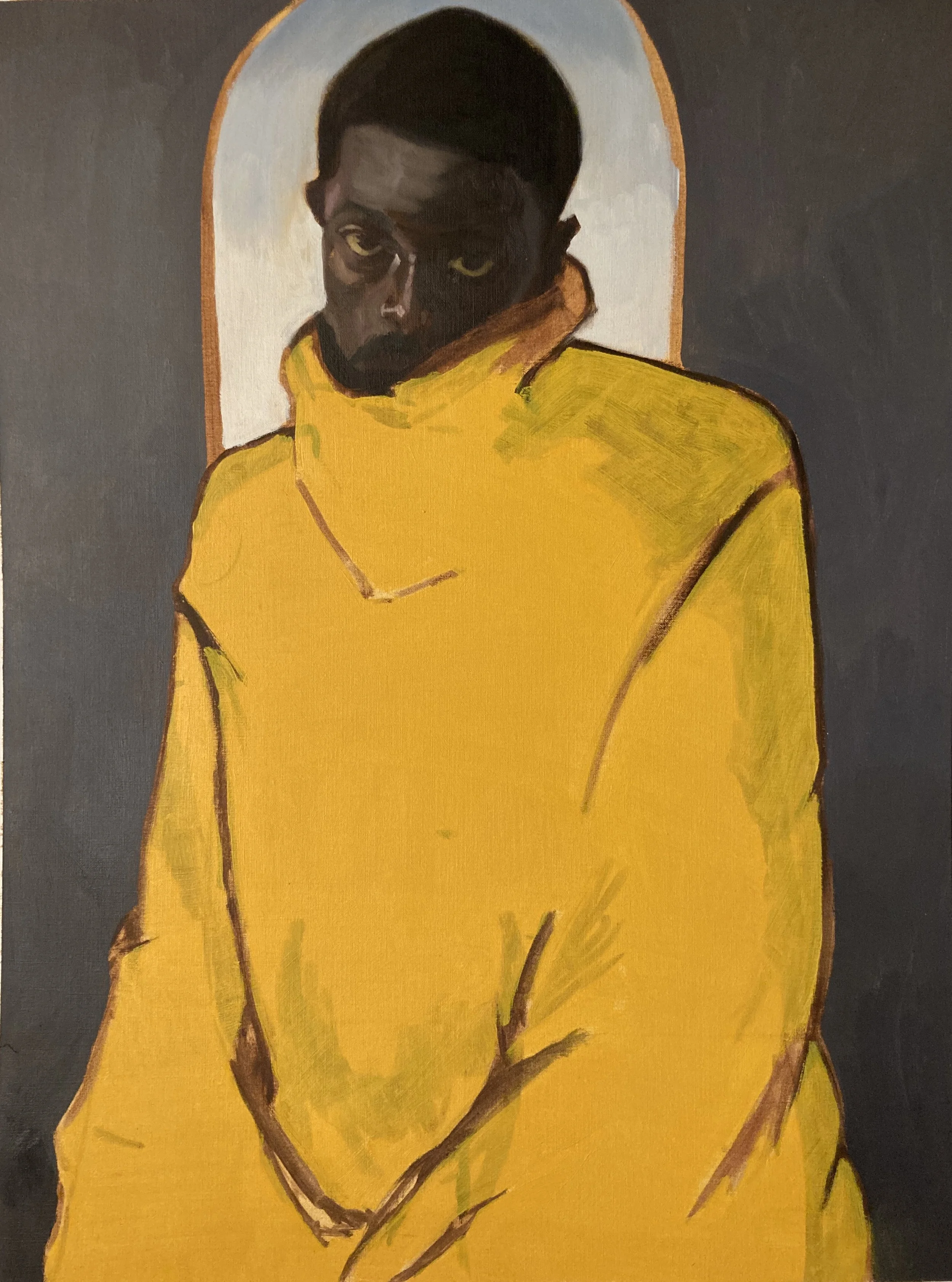 Ikone II, 2021. Oil on canvas - 65x50cm