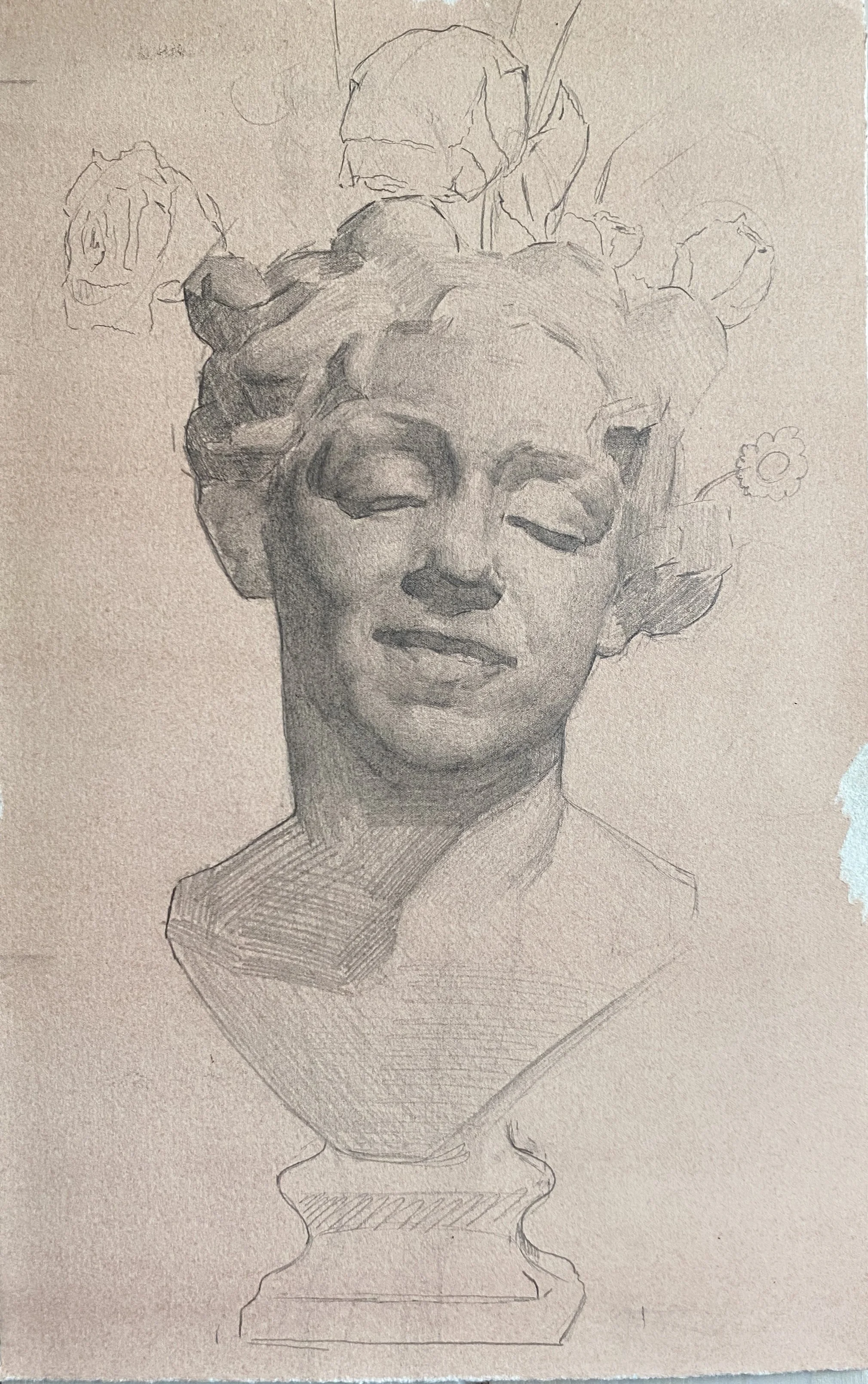 Stone II, 2025. pencil on paper - XXxYYcm