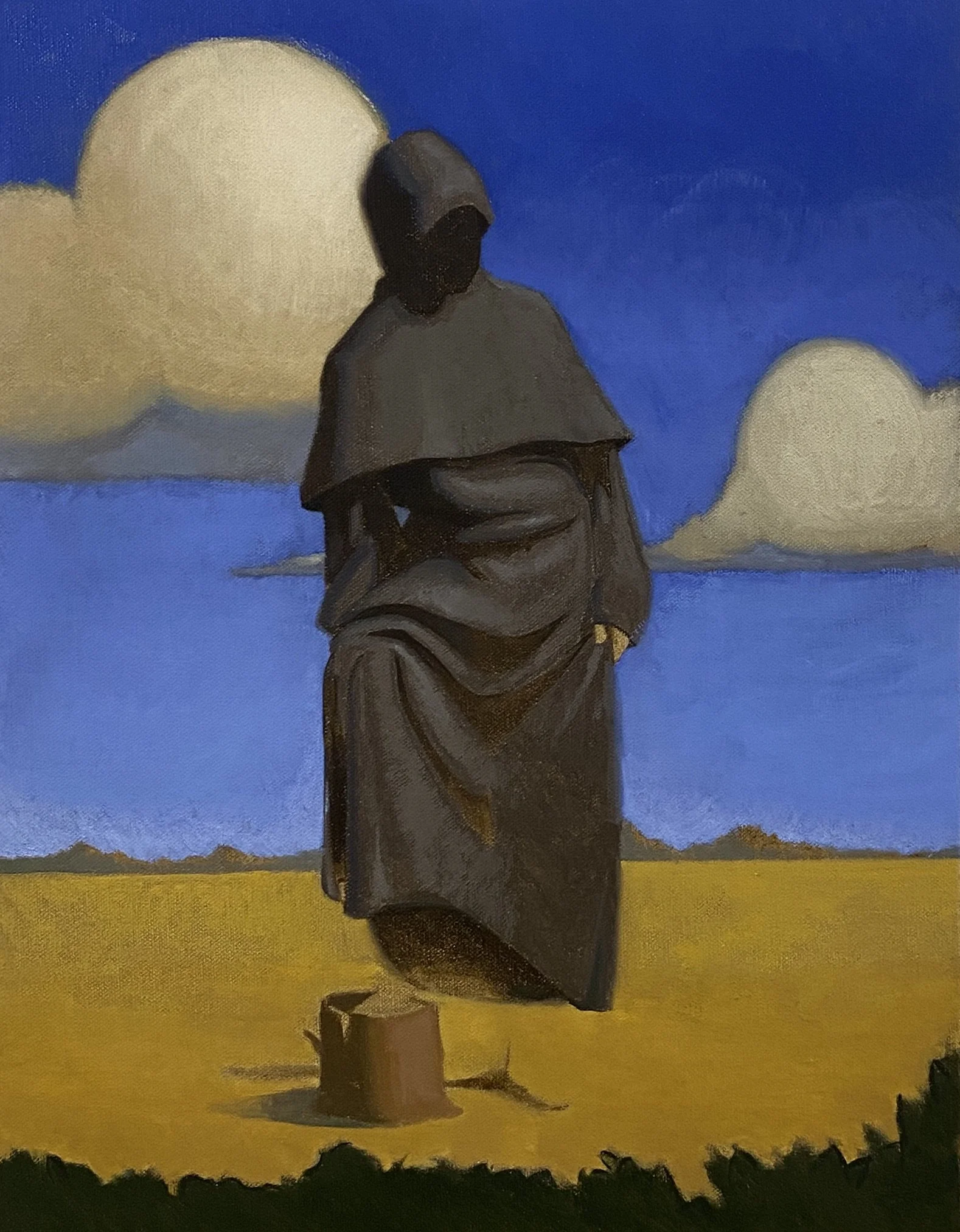 Bis das der Tod uns scheidet (Diptychon), 2025. Oil on canvas - 60x40cm 