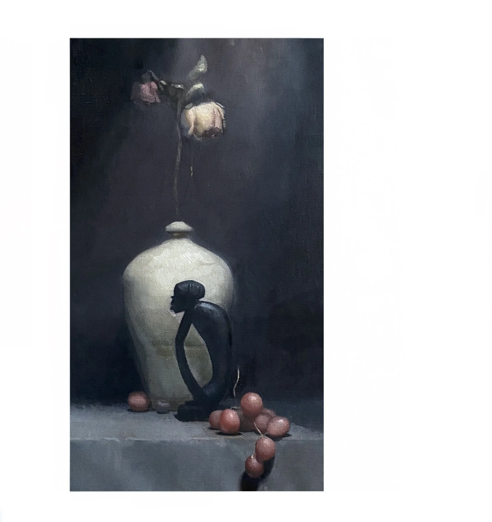 Ibou, 2023. Oil on canvas- 60x35cm