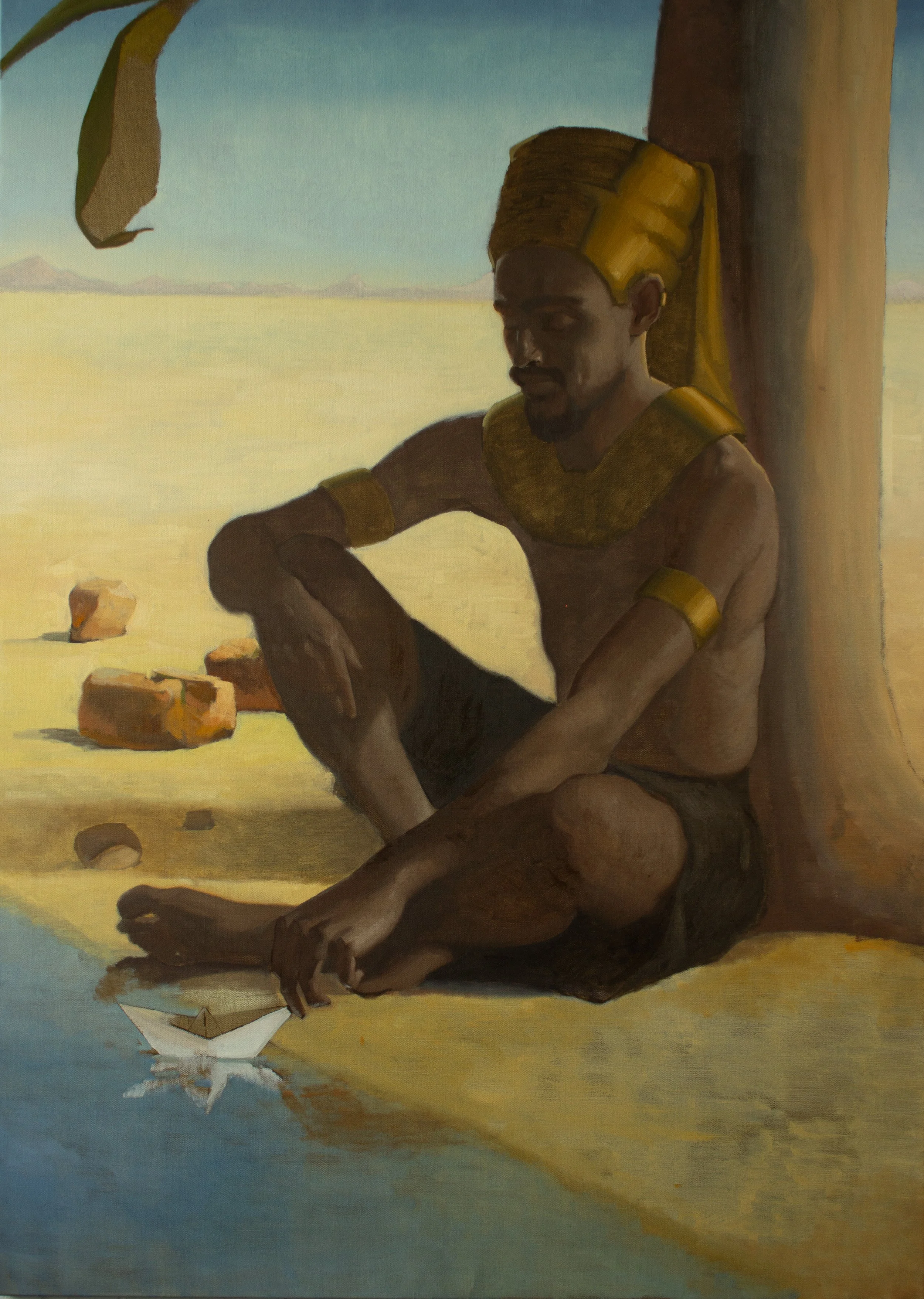 Kush: Puff Puff Pass , 2024. Oil on canvas - 175x125cm