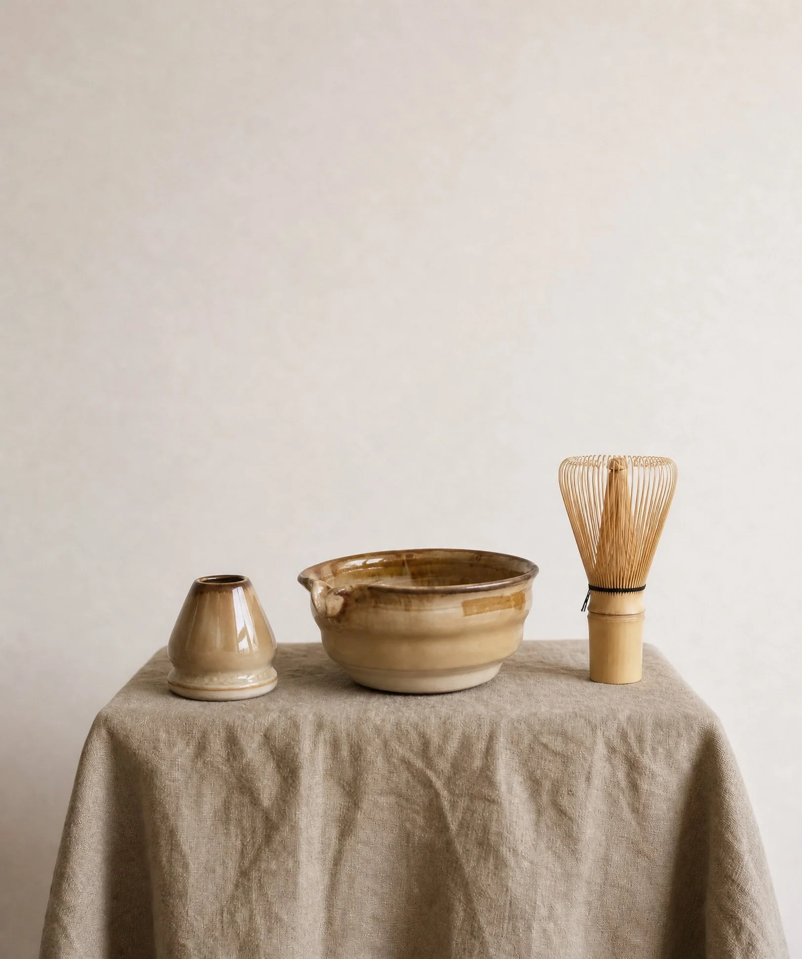 Chawan no 1 Matcha Set in Caramel