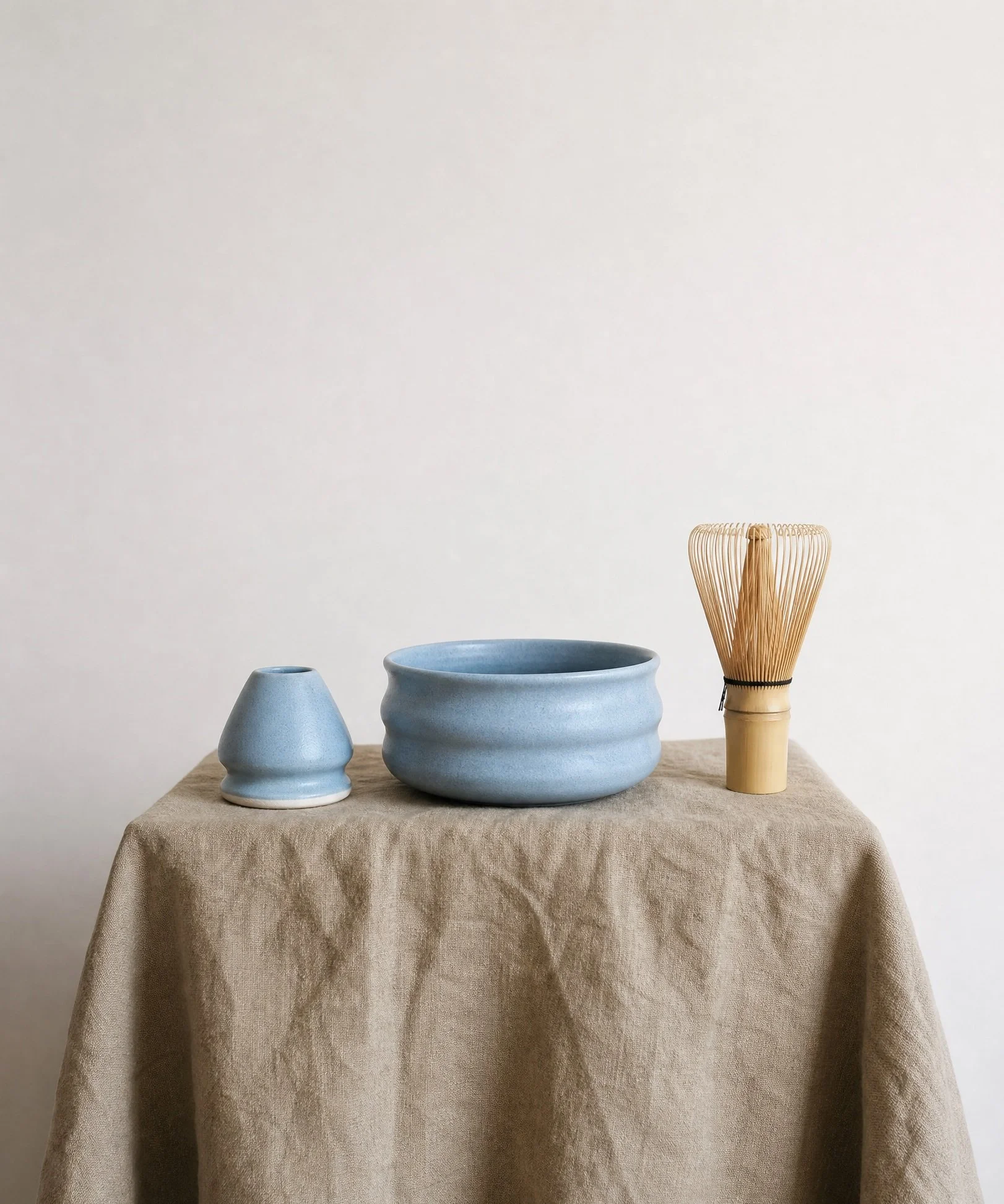 Signature Matcha Bowl Set in Spring Sky