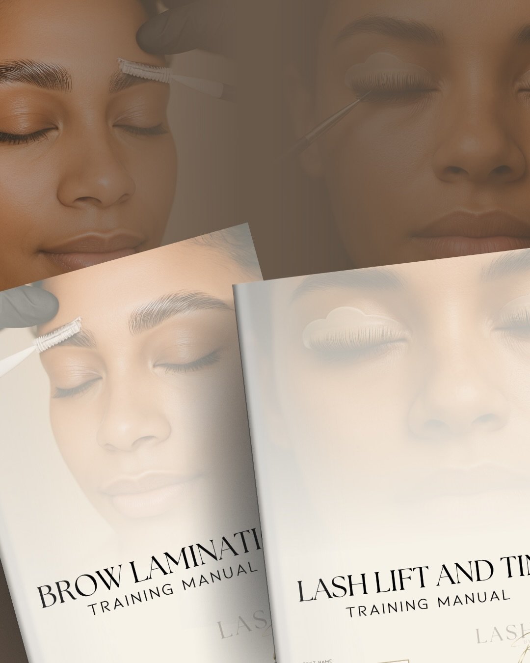 So proud to share these two bespoke training manuals created for the wonderful @lashedbykc ✨

After building an incredibly successful Lash &amp; Brow salon across London and Dubai, Khadijah is now taking the most exciting step&hellip;.opening her own
