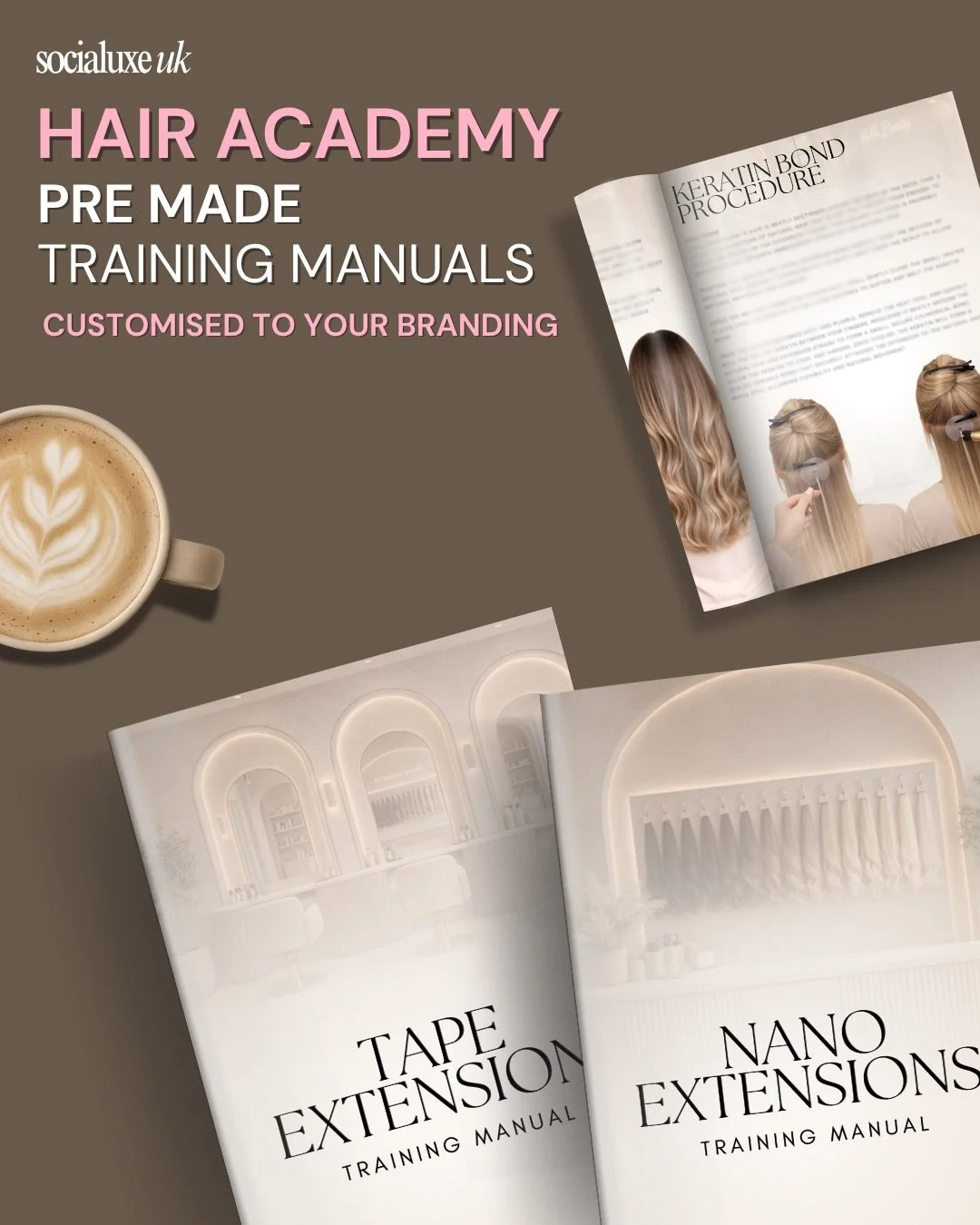 Launching or elevating your Hair Academy? 🤎

We&rsquo;ve teamed up with @sargenttraining to create professionally written, accreditation-ready pre-made training manuals for hair academies who want high standards without months of writing.

Available