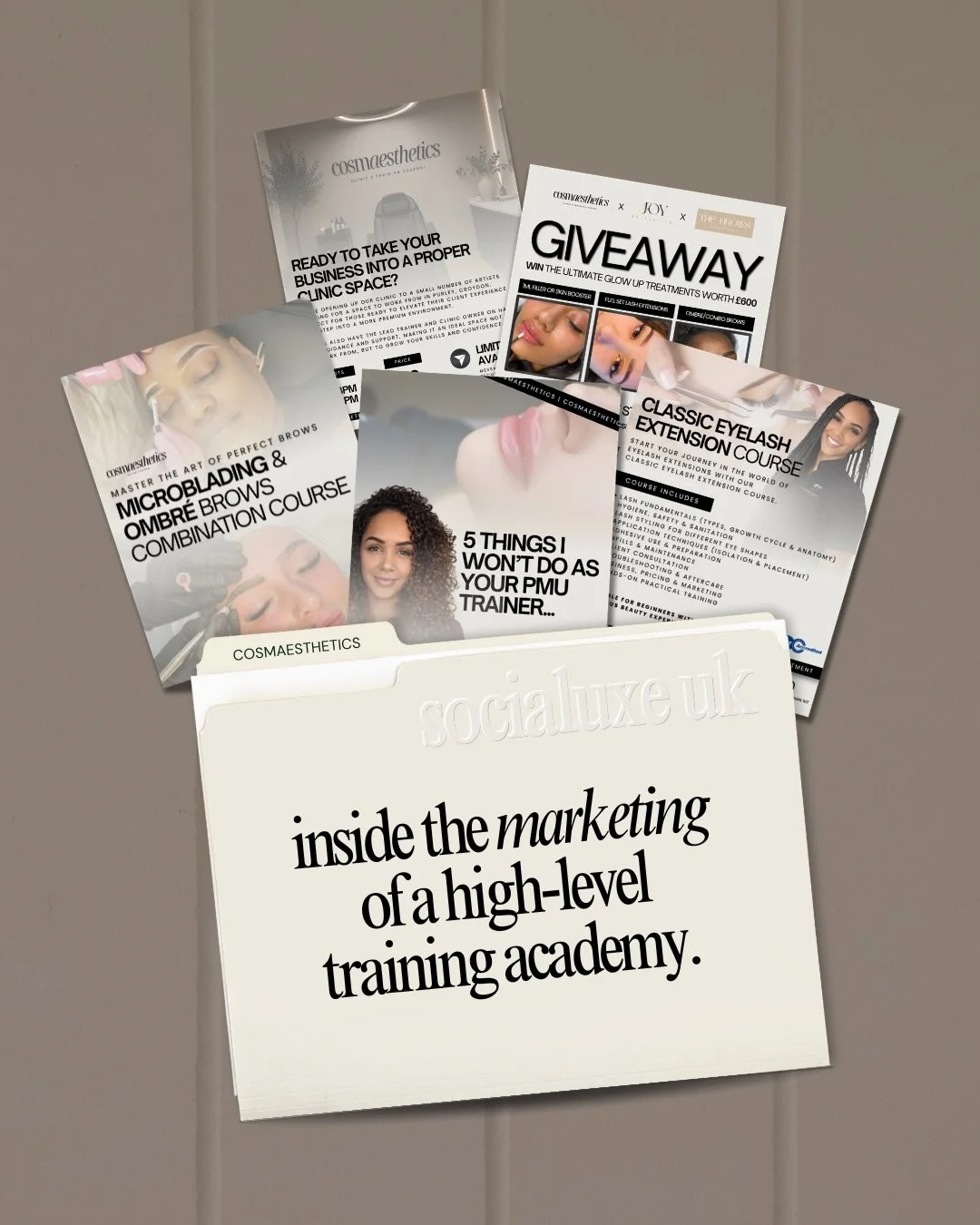 Most training academies are still marketing themselves like small beauty businesses instead of established education brands.

The academies that stand out long term are the ones that understand presentation, positioning, and consistency all shape how