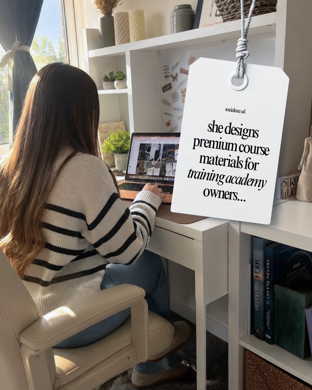 A peak into my little corner of the world 🌍🤎💻

Comment or DM &ldquo;Course&rdquo; to work together 💬⬇️

#beautyacademy #lashacademy #spmuacademy #hairacademy #hairextensionacademy