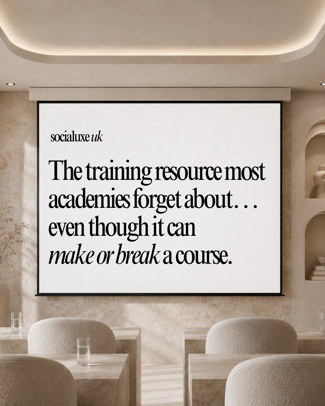 I genuinely think slide decks are one of the most underrated parts of a training course.

Because yes, your manual matters.
But your manual is what your student takes away and studies after the course.

Your slide deck is what helps the actual traini
