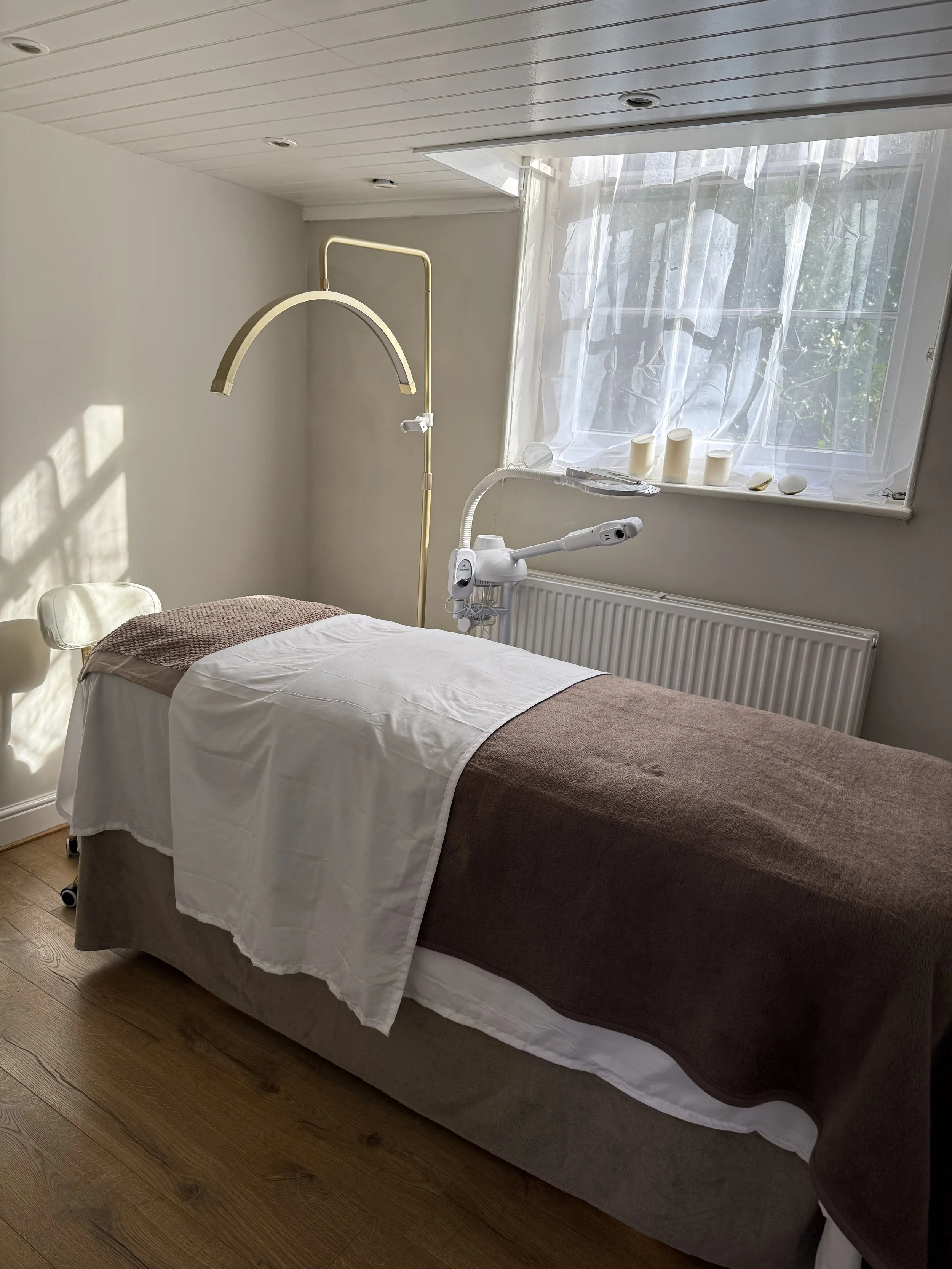 Inside of the Treatment room at The Beauty Ritualist Wellness Clinic