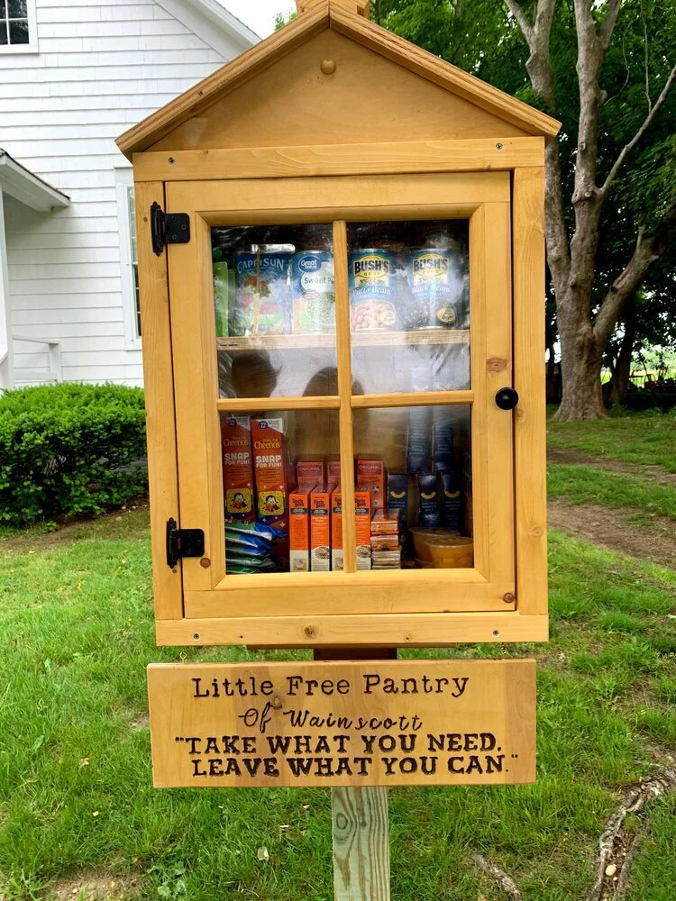 Beautiful food pantry in Wainscott, NY
