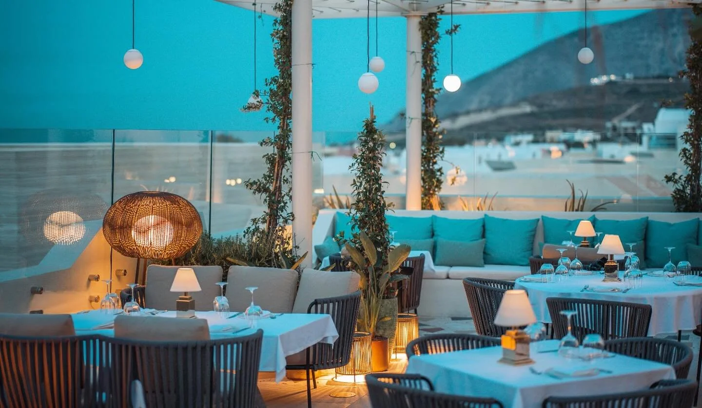 Elio&rsquo;s @nous_santorini celebrates elevated Mediterranean cuisine, where coastal classics meet refined flavour in a beautiful design-led setting&hellip;who else is counting down to the season starting again in Santorini?

#santorini #mediterrane