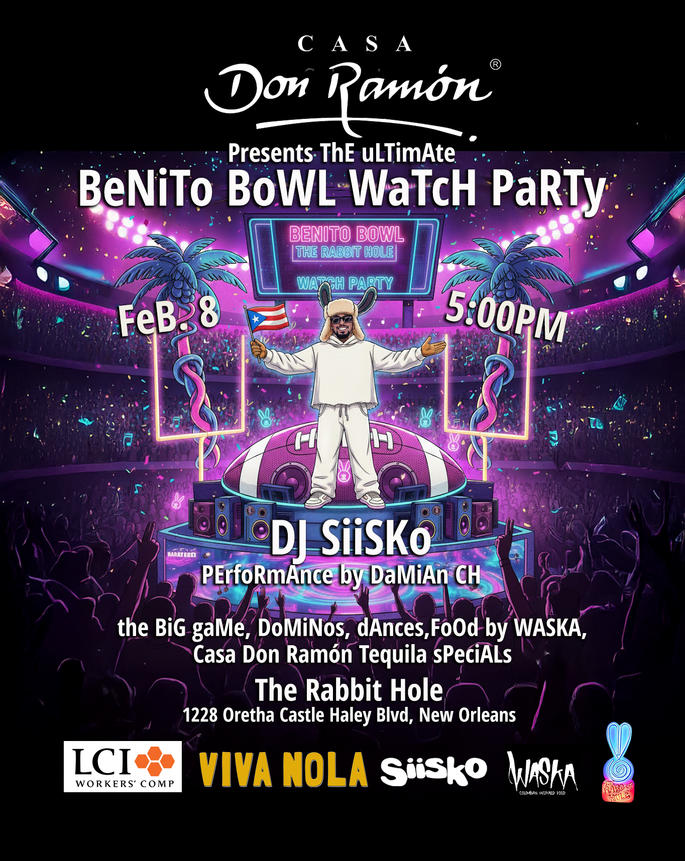 Benito Bowl (Super Bowl Party)
