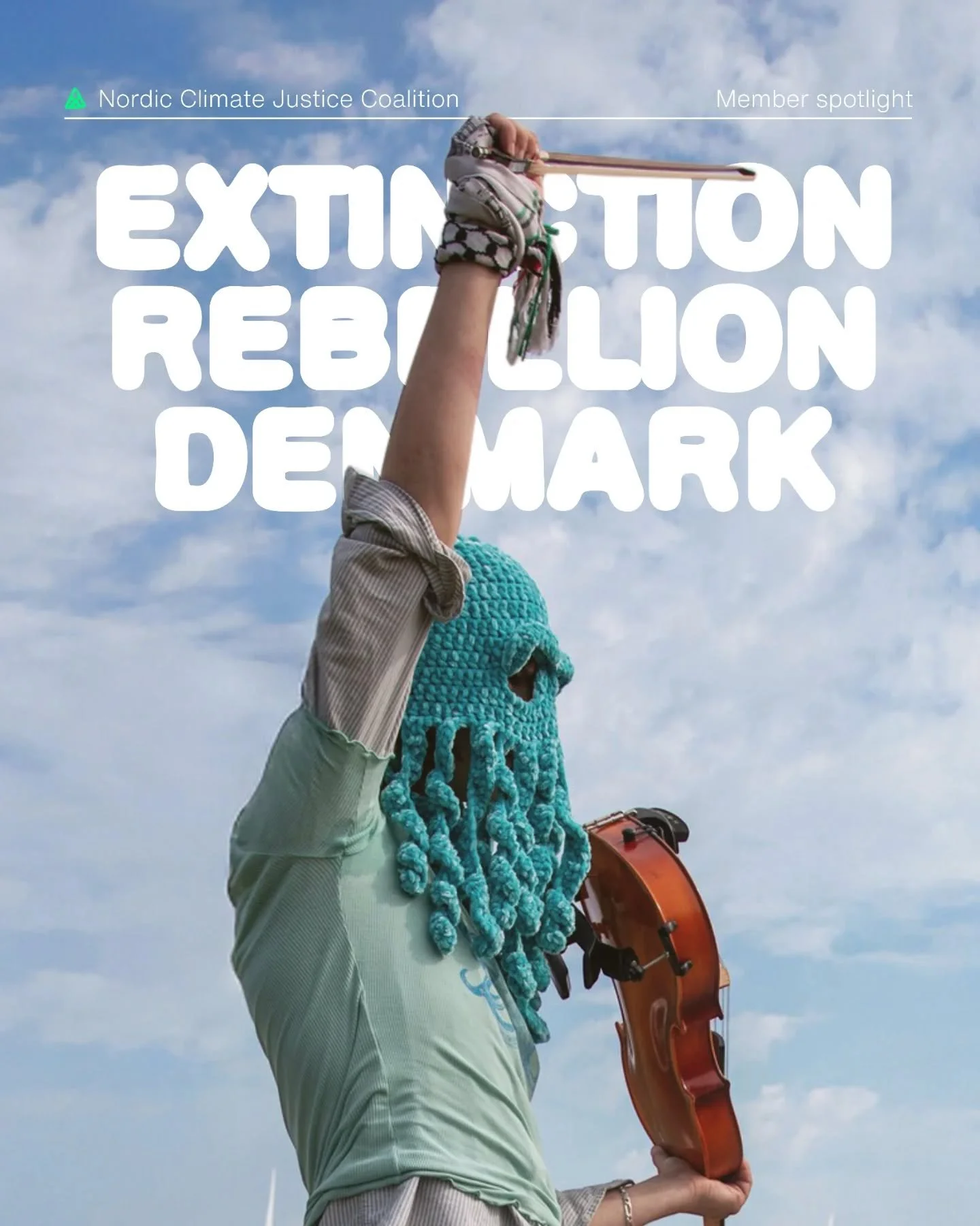 🔥Welcome to our first official member🔥
EXTINCTION REBELLION DENMARK

Are you a climate group/organisation from any of the Nordic countries? 
Join our coalition now‼️
Apply on our website, link in bio🔗