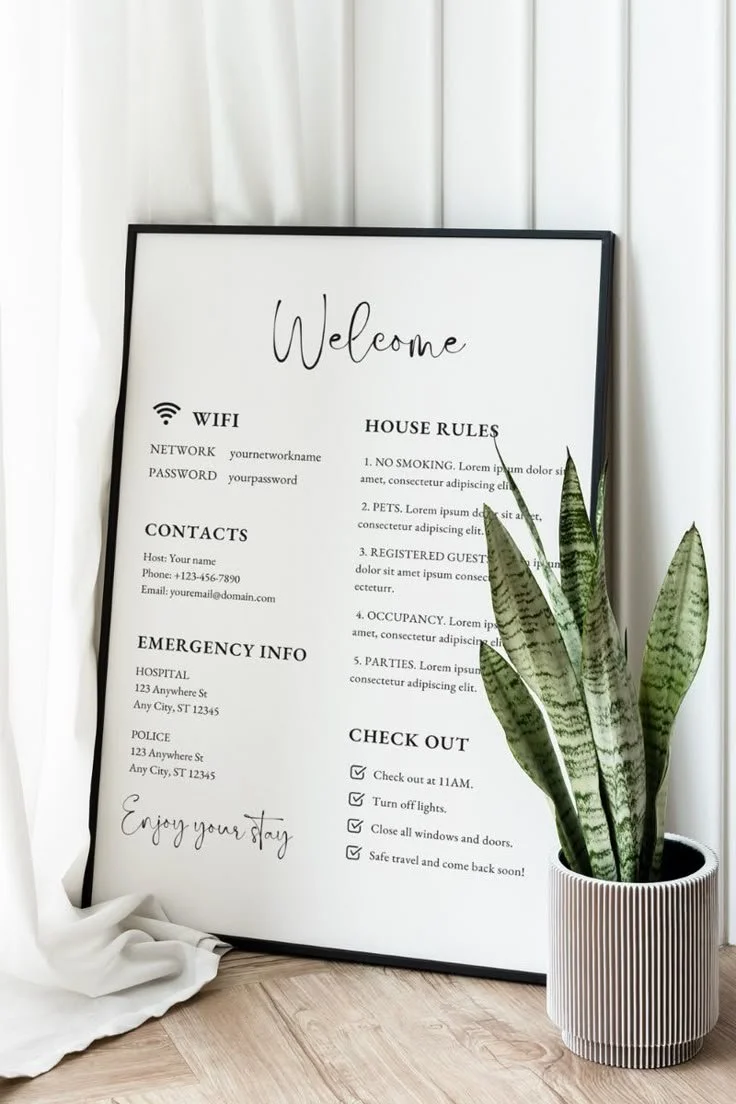 Why Clear House Information Makes Guests More Comfortable
