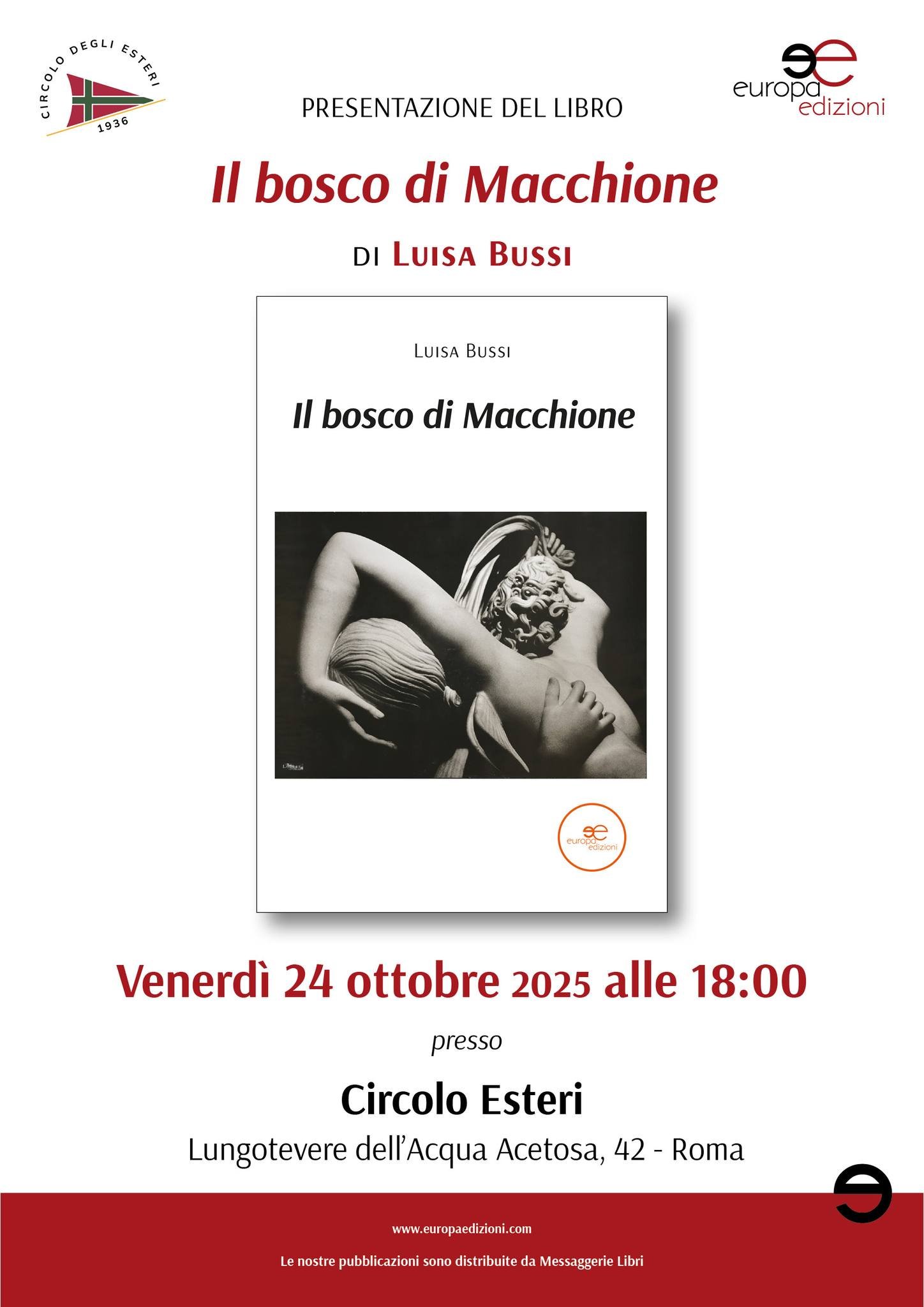 “Il bosco di Macchione” - il nuovo romanzo della nostra presidentessa Luisa Bussi